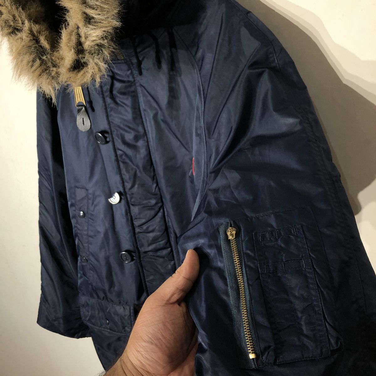 Japanese Brand VINTAGE 80's GRAVIS BIG LOGO PARKA Size US L / EU 52-54 / 3 - 3 Thumbnail