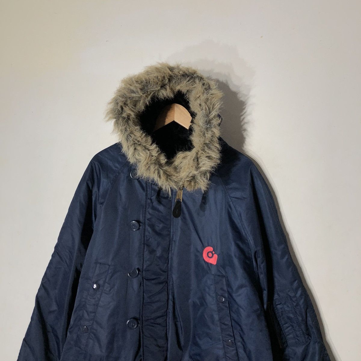 Japanese Brand VINTAGE 80's GRAVIS BIG LOGO PARKA Size US L / EU 52-54 / 3 - 2 Thumbnail