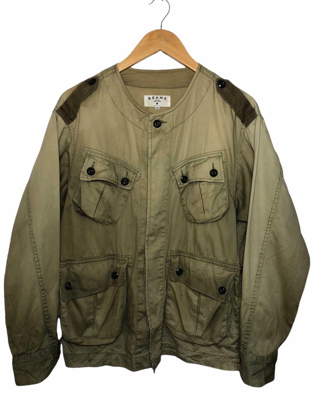 Beams Plus Japanese Brand Beams multi Pocket cargo Button ups | Grailed