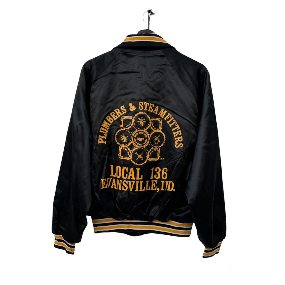 VINTAGE UNION GARMENT COMPANY BOMBER JACKET BIG LOGO USA