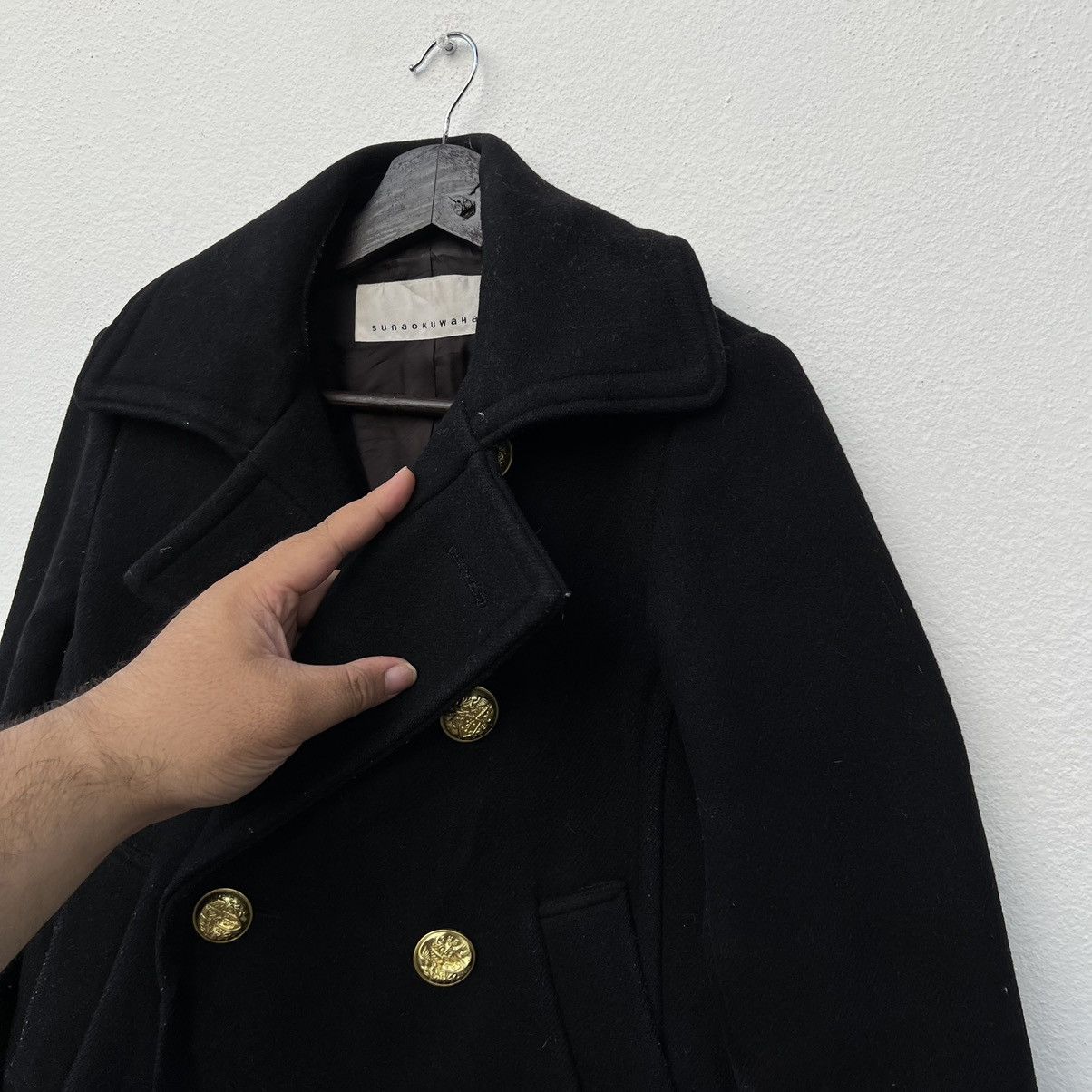 Issey Miyake RARE CROP WOOL JACKET SUNAOKUWAHARA ISSEY MIYAKE JAPAN Size US S / EU 44-46 / 1 - 6 Thumbnail