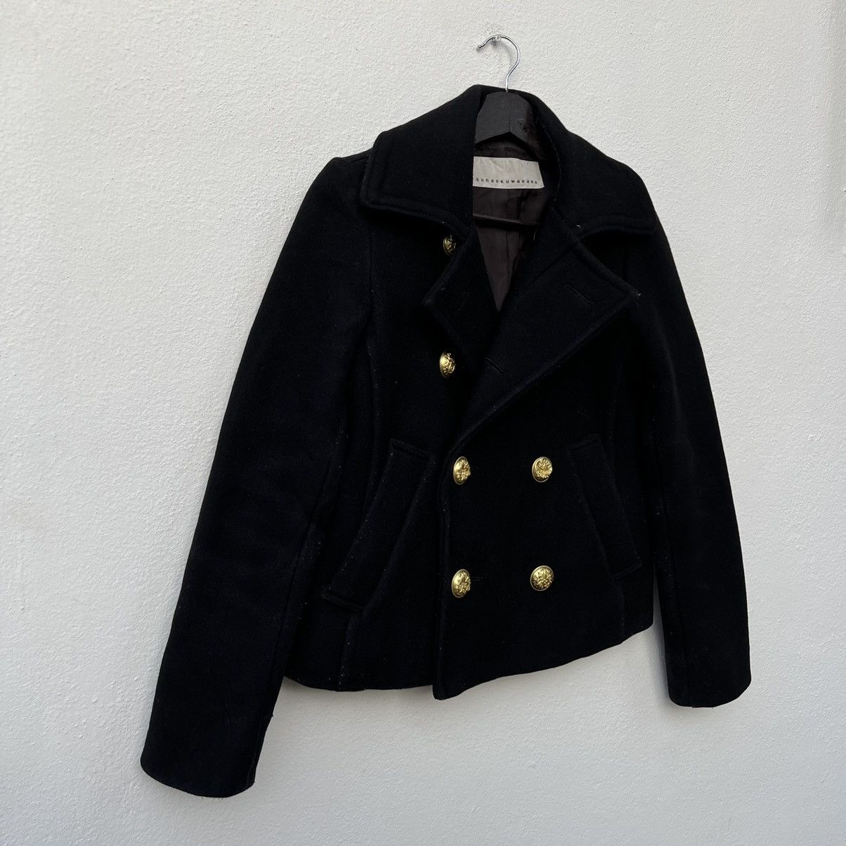 Issey Miyake RARE CROP WOOL JACKET SUNAOKUWAHARA ISSEY MIYAKE JAPAN Size US S / EU 44-46 / 1 - 5 Thumbnail