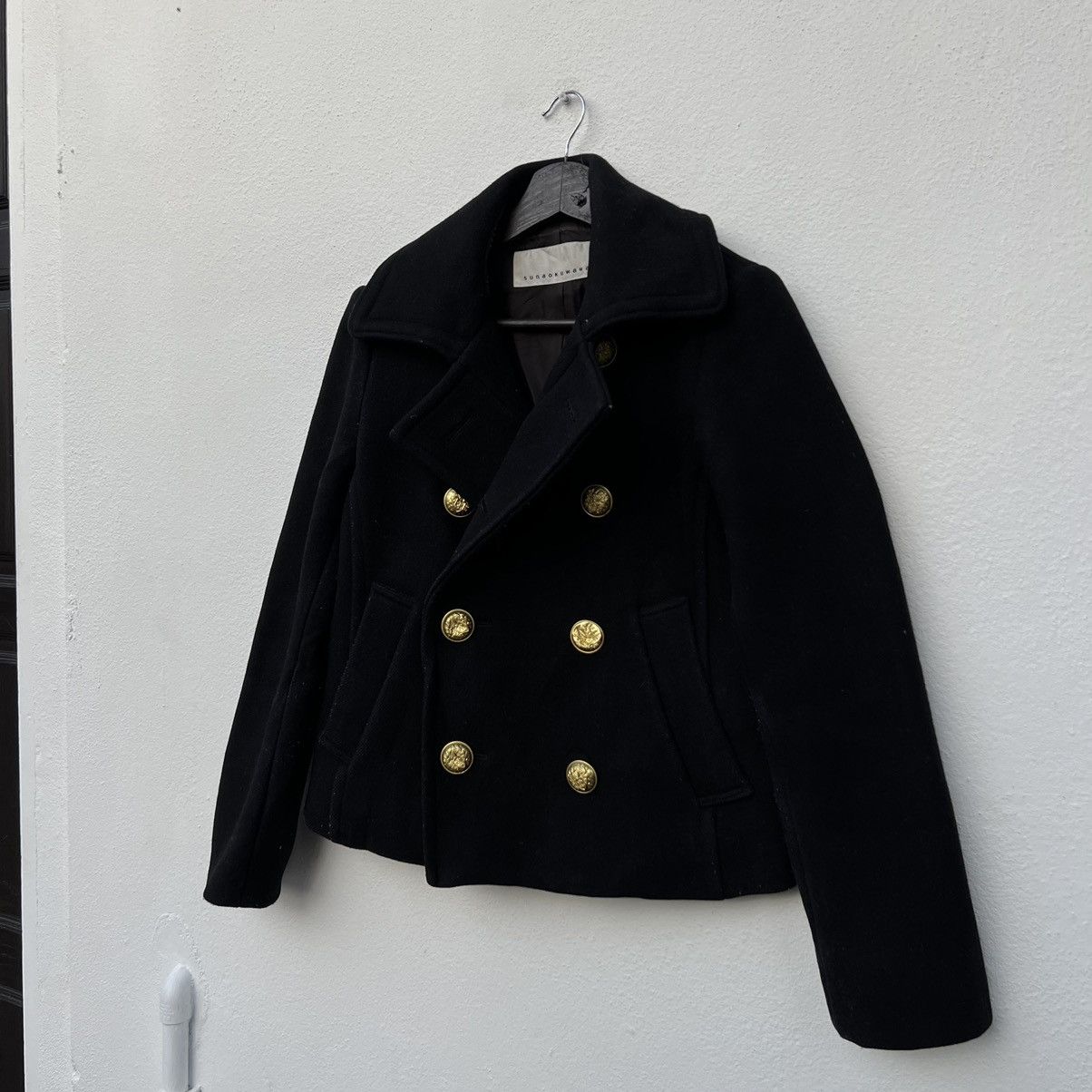 Issey Miyake RARE CROP WOOL JACKET SUNAOKUWAHARA ISSEY MIYAKE JAPAN Size US S / EU 44-46 / 1 - 2 Thumbnail