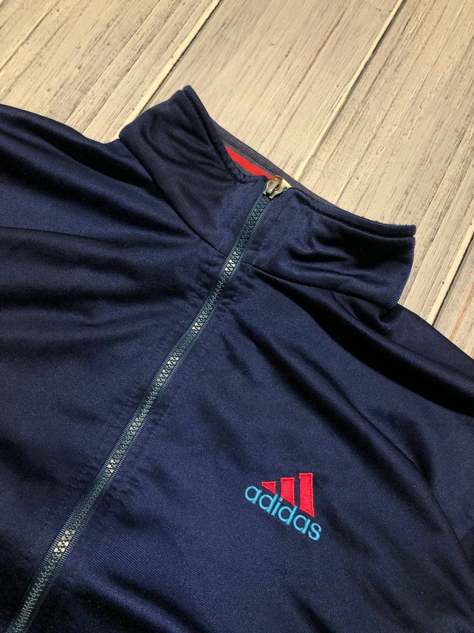 Adidas Vintage Adidas Big Logo Track Jacket Size US L / EU 52-54 / 3 - 4 Thumbnail
