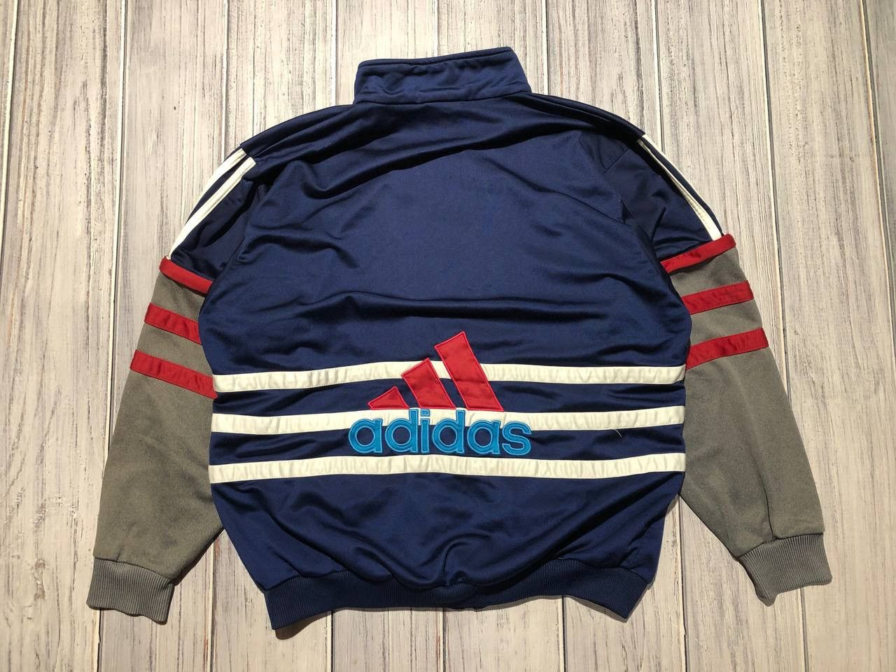 Adidas Vintage Adidas Big Logo Track Jacket Size US L / EU 52-54 / 3 - 1 Thumbnail