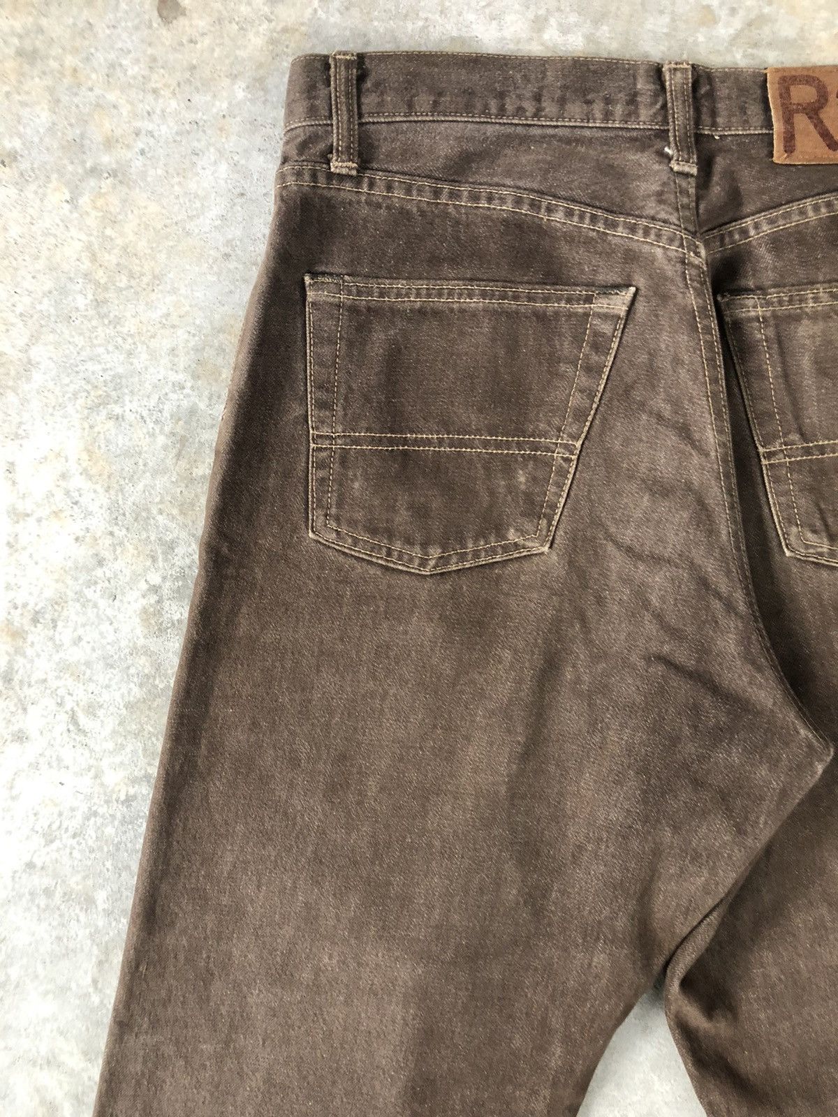 RRL Ralph Lauren Vintage RRL Jeans Selvedge Denim Distressed Denim Size US 31 - 8 Thumbnail