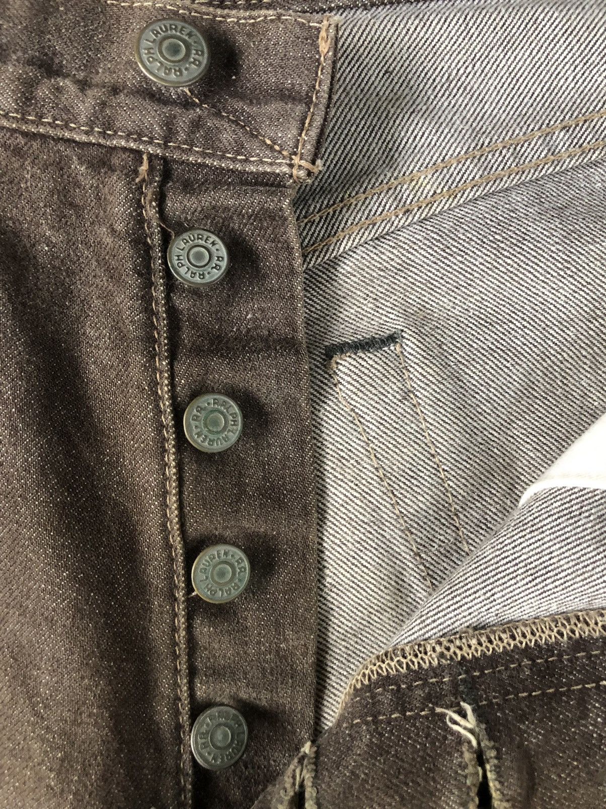 RRL Ralph Lauren Vintage RRL Jeans Selvedge Denim Distressed Denim Size US 31 - 12 Thumbnail