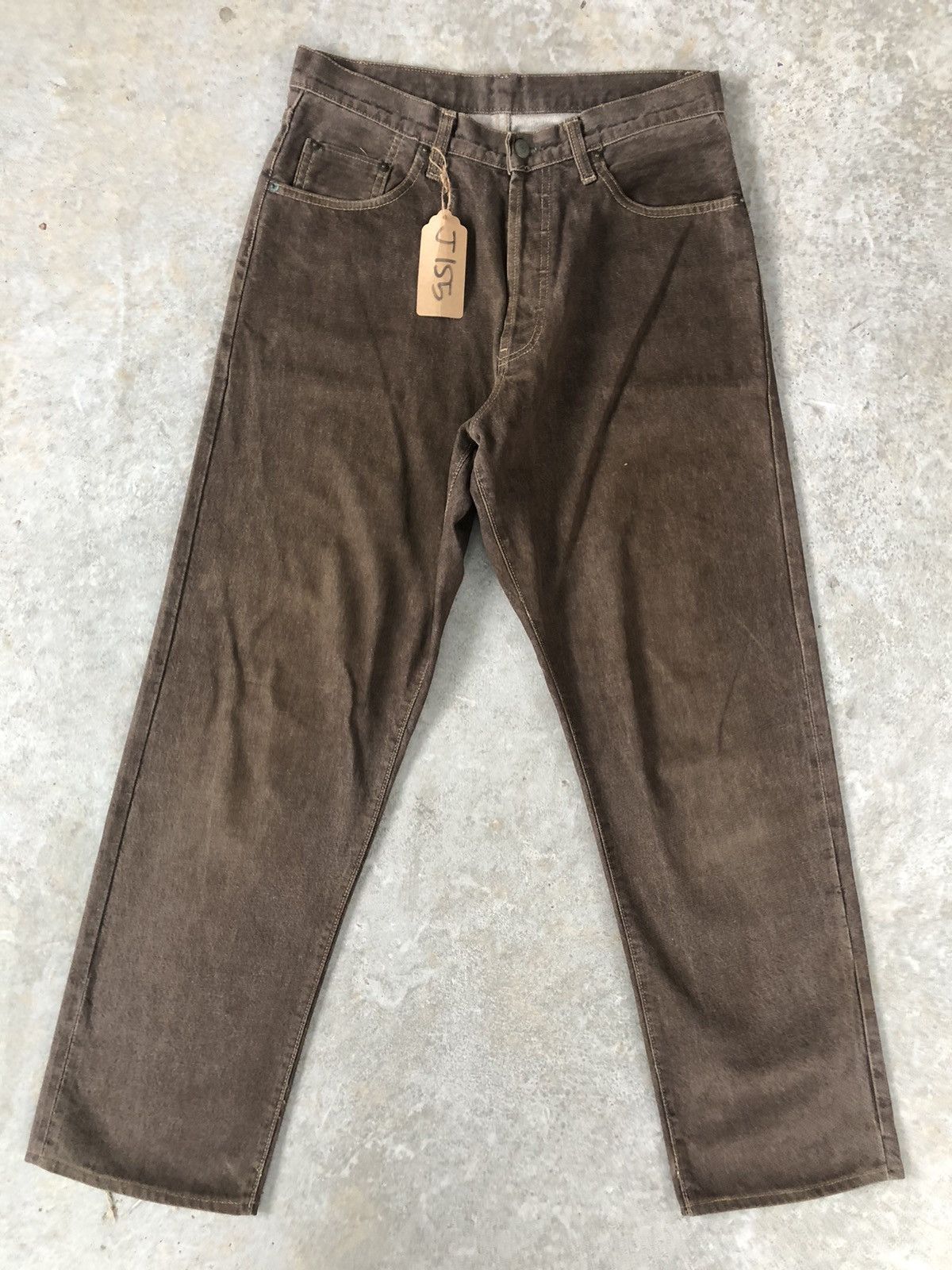 RRL Ralph Lauren Vintage RRL Jeans Selvedge Denim Distressed Denim Size US 31 - 1 Thumbnail