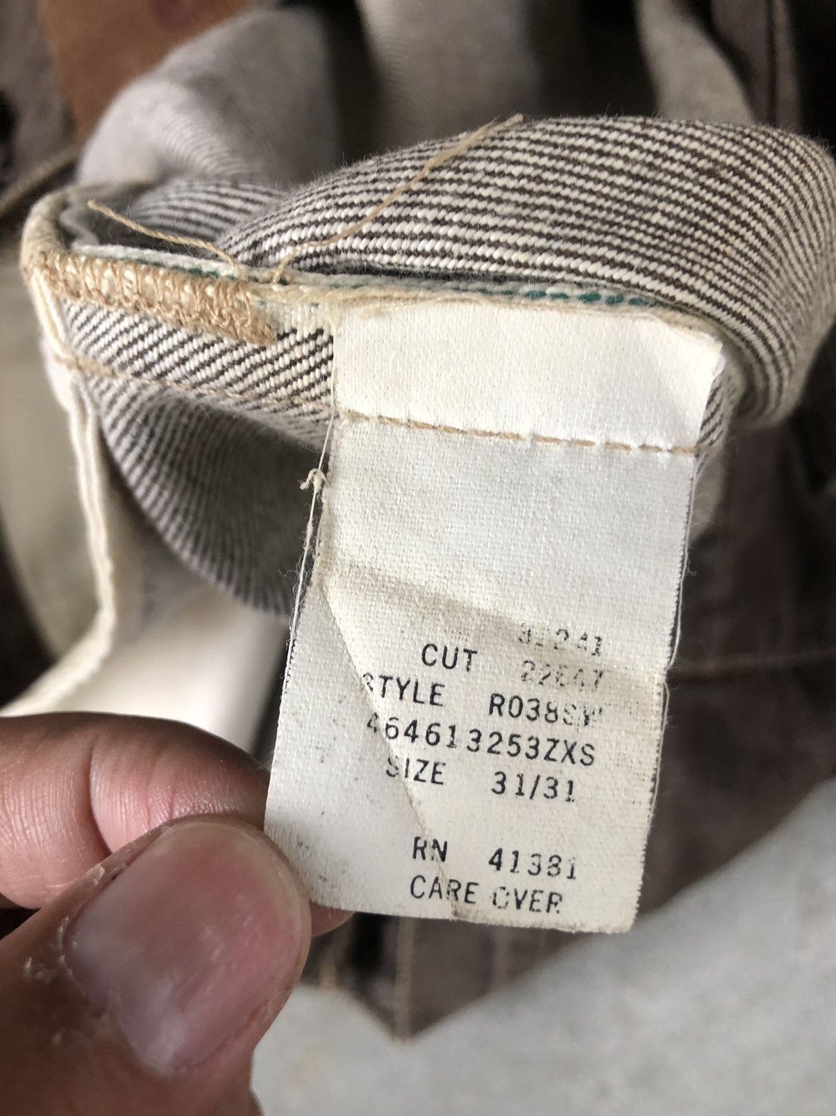 RRL Ralph Lauren Vintage RRL Jeans Selvedge Denim Distressed Denim Size US 31 - 15 Thumbnail