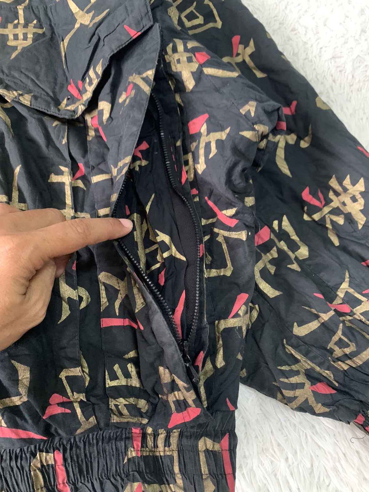 Japanese Brand Rare Sorpasso Japanese Script Style Jacket Half Zip Size US M / EU 48-50 / 2 - 10 Thumbnail