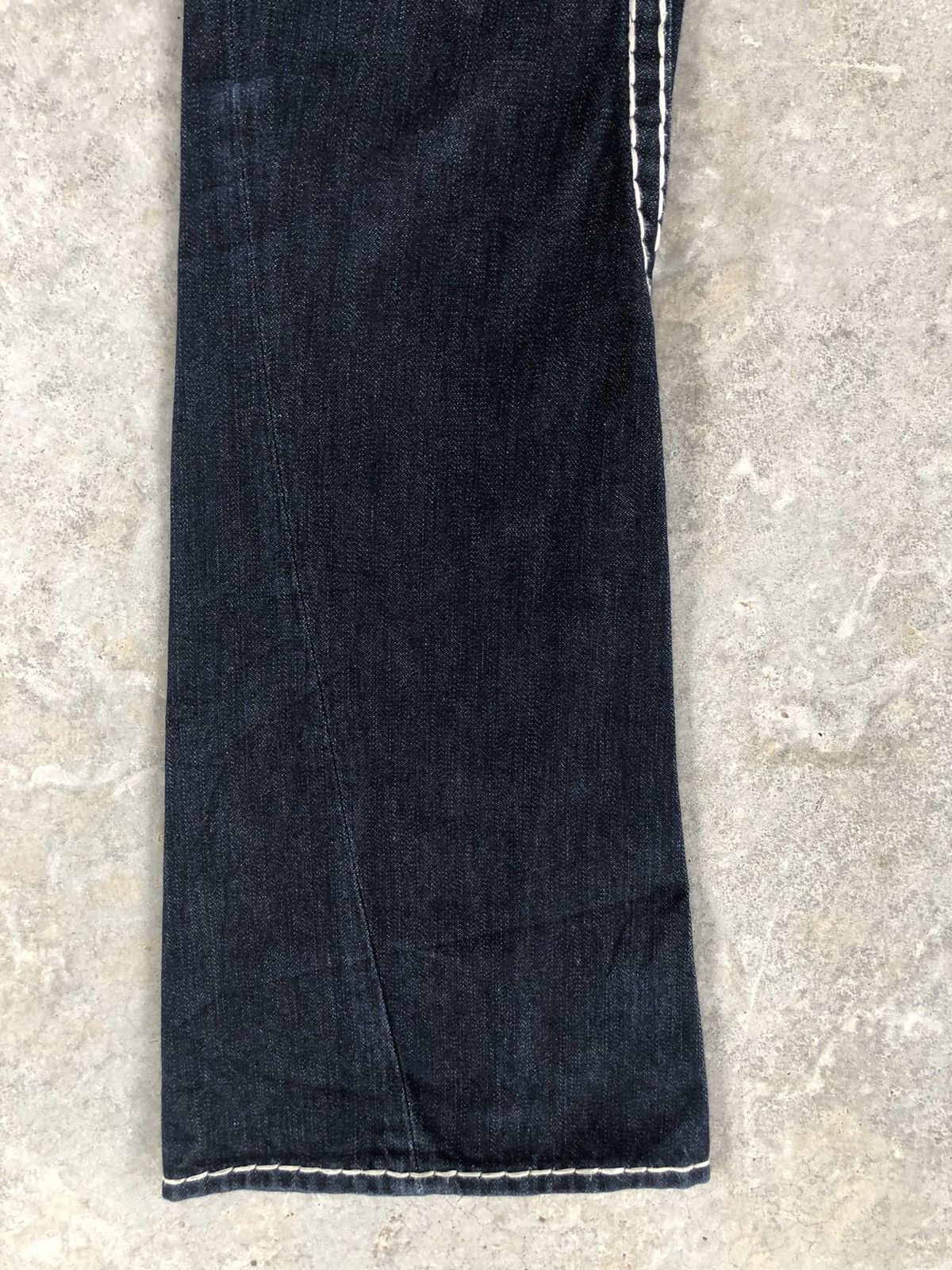 True Religion Vintage True Religion Flared Jeans White Stitch Size US 31 - 6 Thumbnail