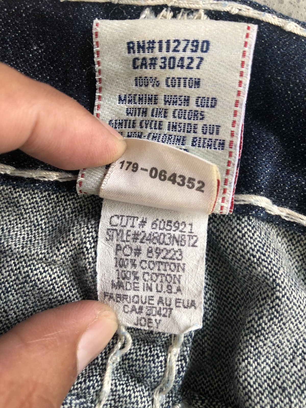 True Religion Vintage True Religion Flared Jeans White Stitch Size US 31 - 16 Thumbnail