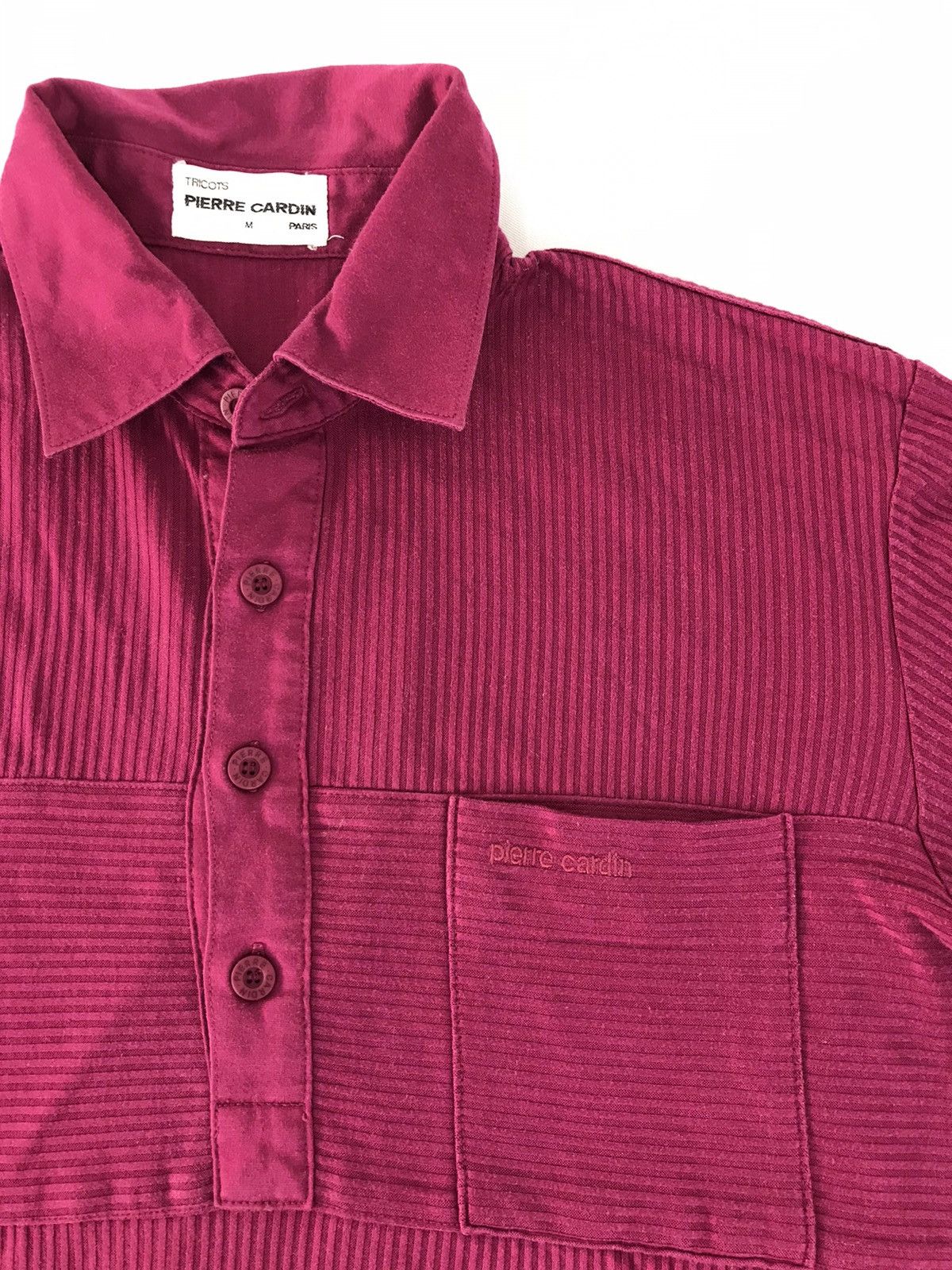 Pierre Cardin Tricots Pierre Cardin Paris Polo Tee Single Pocket Design Size US M / EU 48-50 / 2 - 3 Thumbnail
