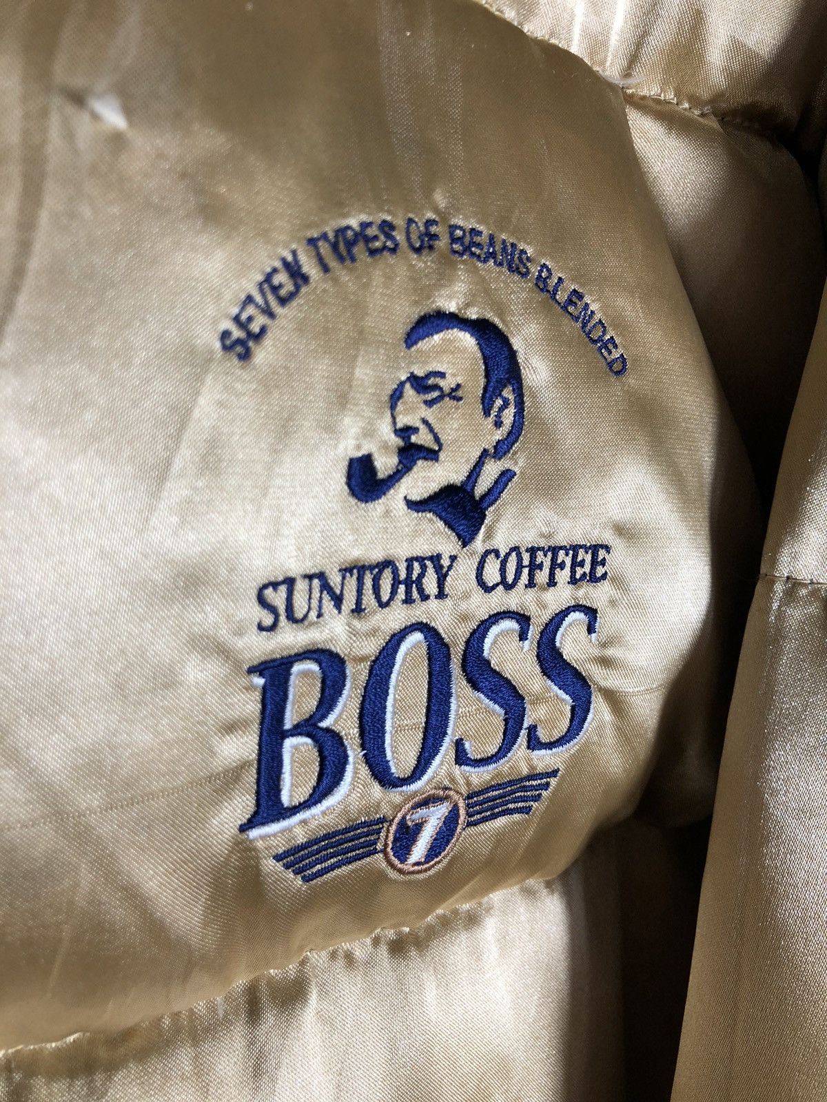 Japanese Brand × Vintage Japanese Brand Suntory Coffee Boss Reversible puffer jacket Size US XL / EU 56 / 4 - 11 Thumbnail