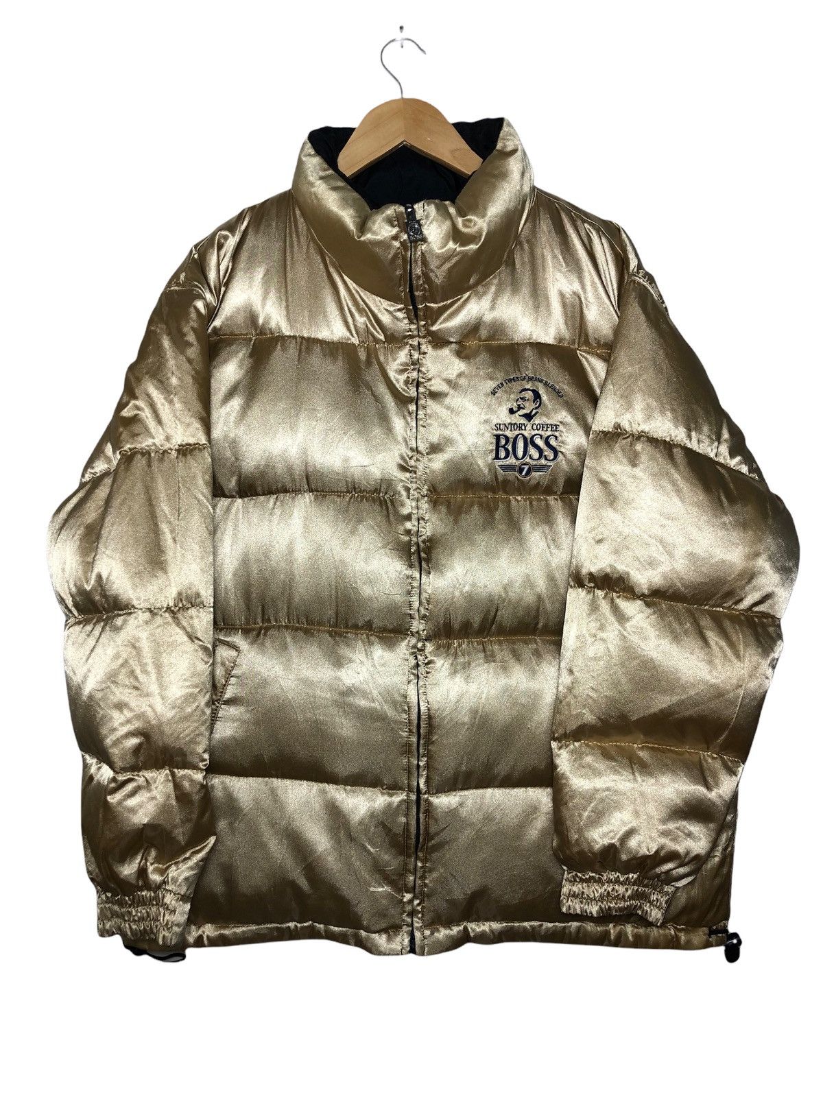 Japanese Brand × Vintage Japanese Brand Suntory Coffee Boss Reversible puffer jacket Size US XL / EU 56 / 4 - 1 Thumbnail