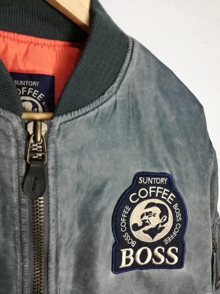 Japanese Brand BOSS Suntory coffee bomber jacket Size US L / EU 52-54 / 3 - 8 Thumbnail