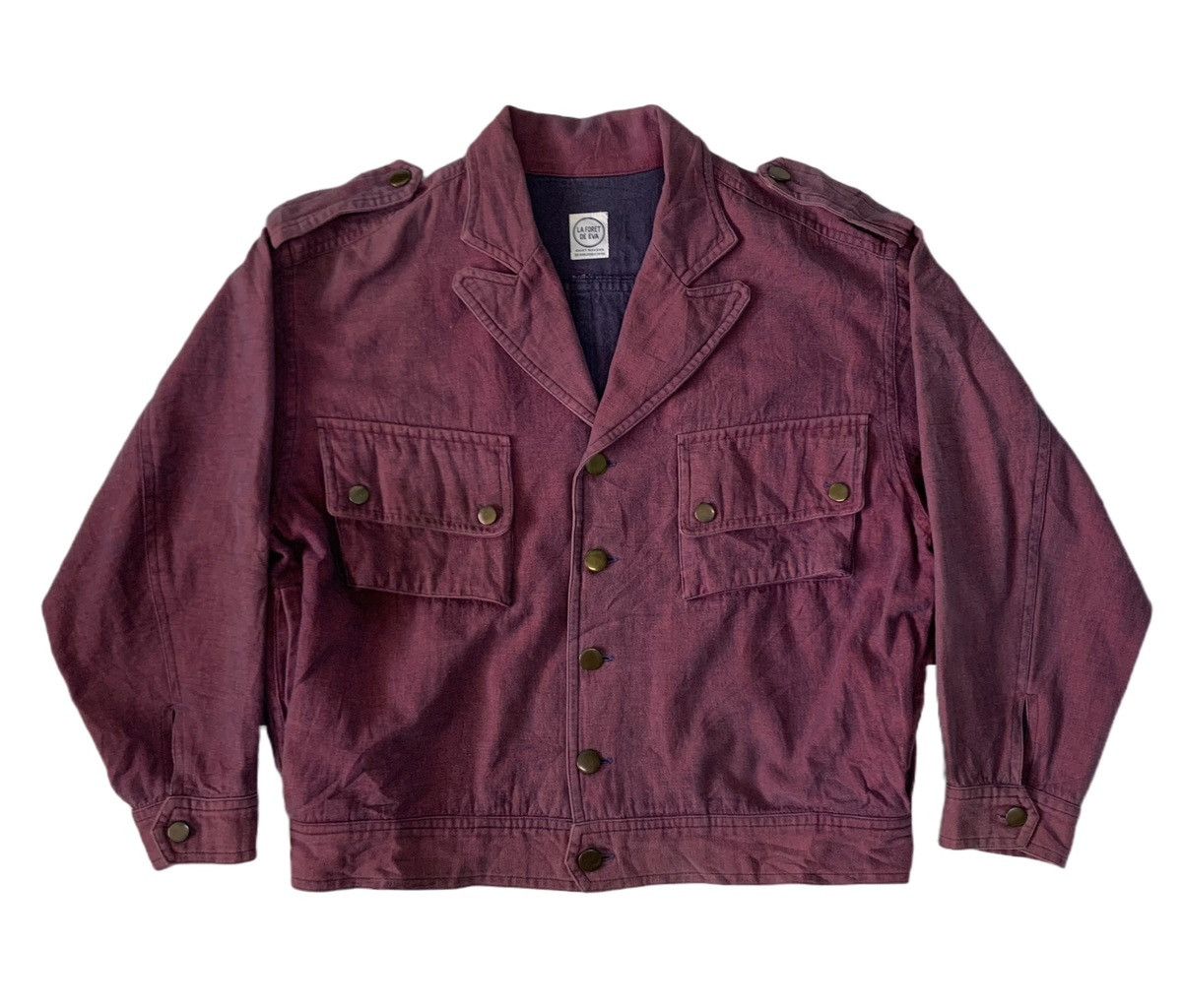 Japanese Brand La Foret De Eva Cargo Pocket Style Jacket Size US M / EU 48-50 / 2 - 1 Thumbnail