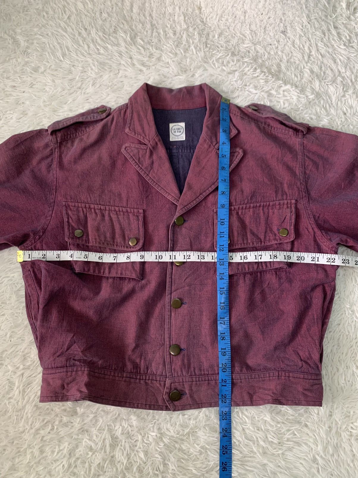 Japanese Brand La Foret De Eva Cargo Pocket Style Jacket Size US M / EU 48-50 / 2 - 10 Thumbnail