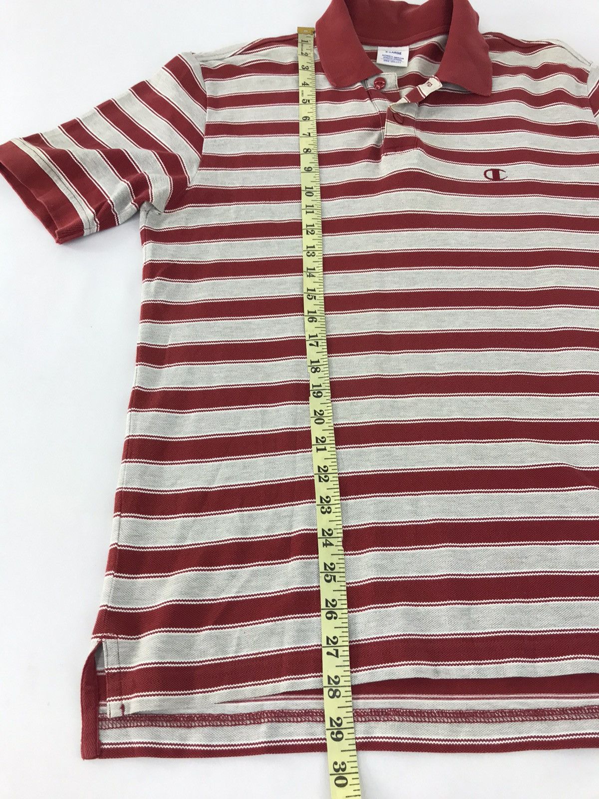 Champion Champion Polo T-shirt Tee Striped Design Unisex Wear Size US L / EU 52-54 / 3 - 10 Thumbnail