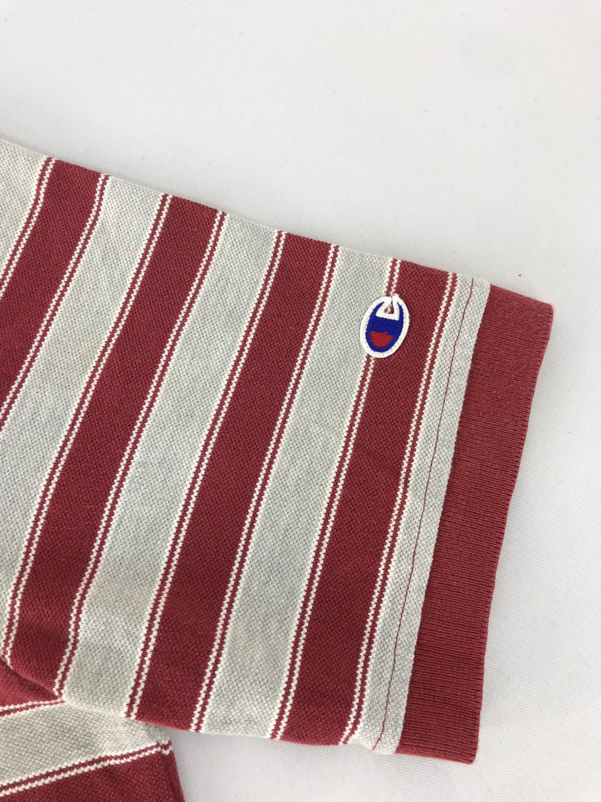 Champion Champion Polo T-shirt Tee Striped Design Unisex Wear Size US L / EU 52-54 / 3 - 4 Thumbnail