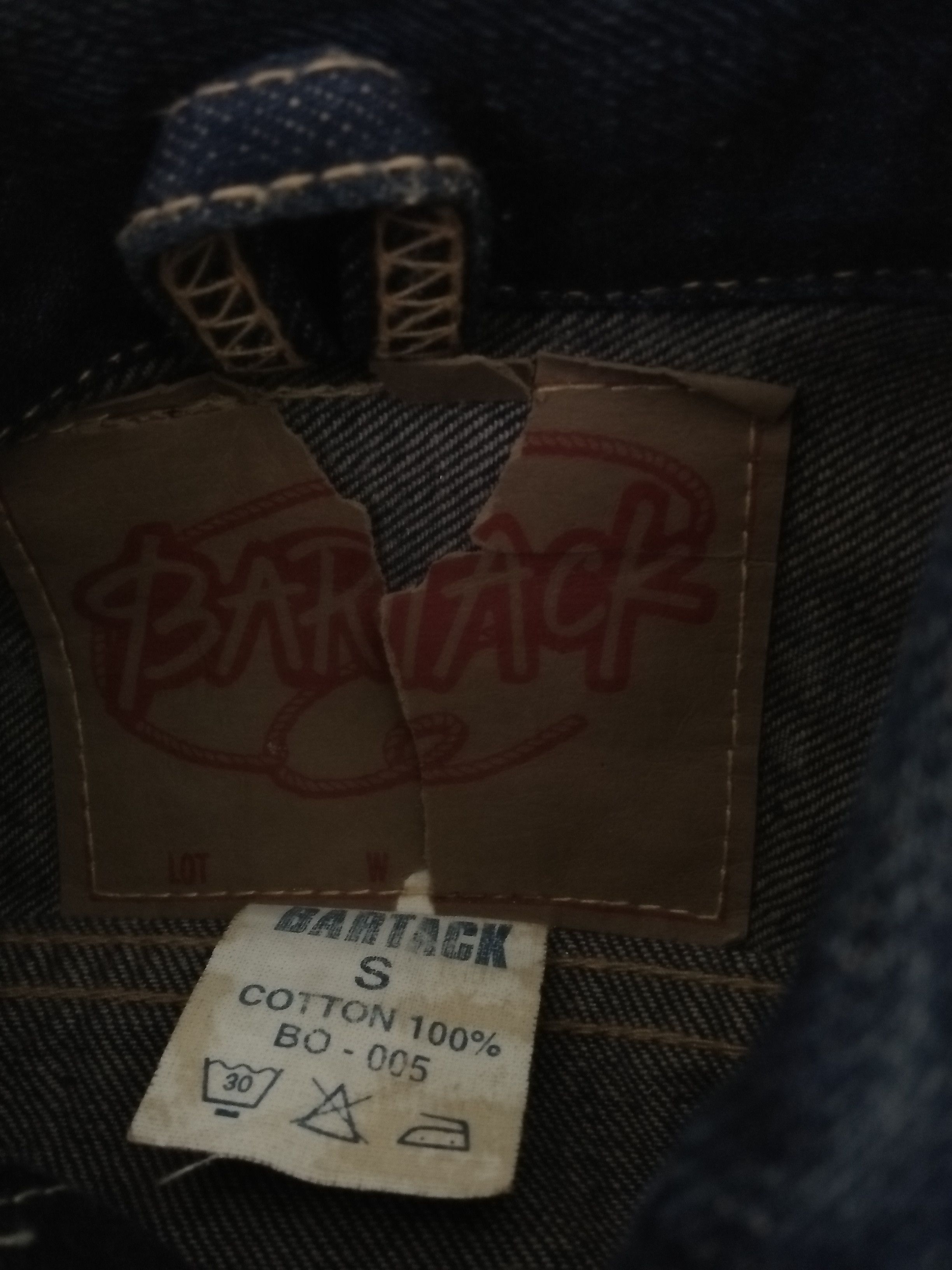 Japanese Brand BARTACK JAPAN KIDS SELVEDGE DOUBLE POCKET DENIM (B65) Size US S / EU 44-46 / 1 - 5 Thumbnail