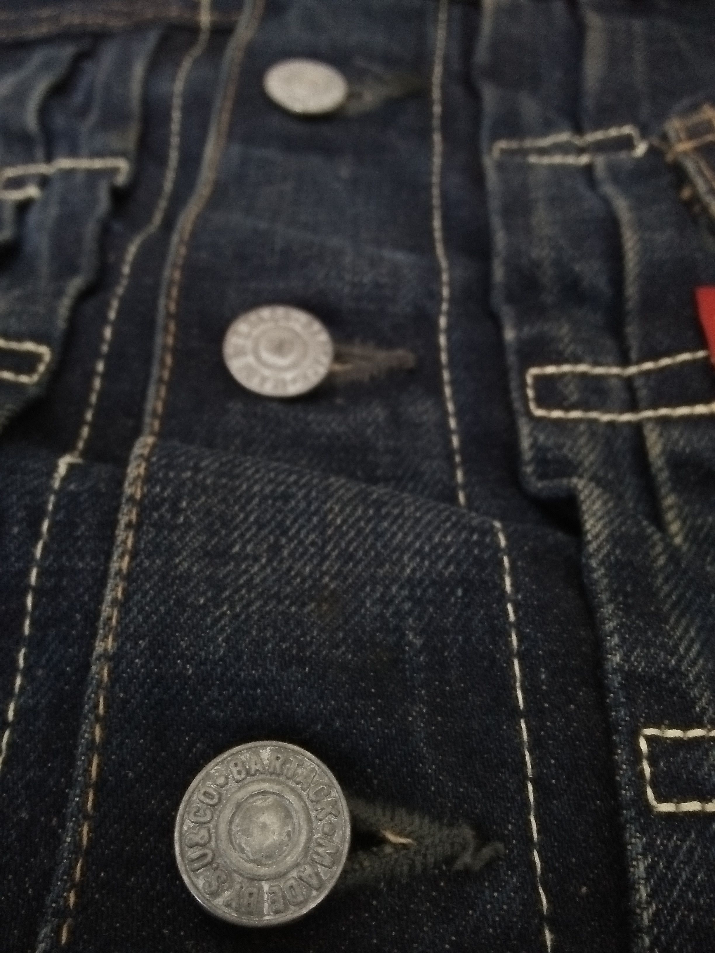 Japanese Brand BARTACK JAPAN KIDS SELVEDGE DOUBLE POCKET DENIM (B65) Size US S / EU 44-46 / 1 - 3 Thumbnail