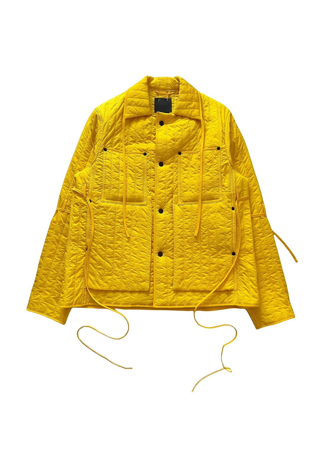 image of Craig Green Ss2016 Yellow Quilted Work Jacket, Men's (Size Small)