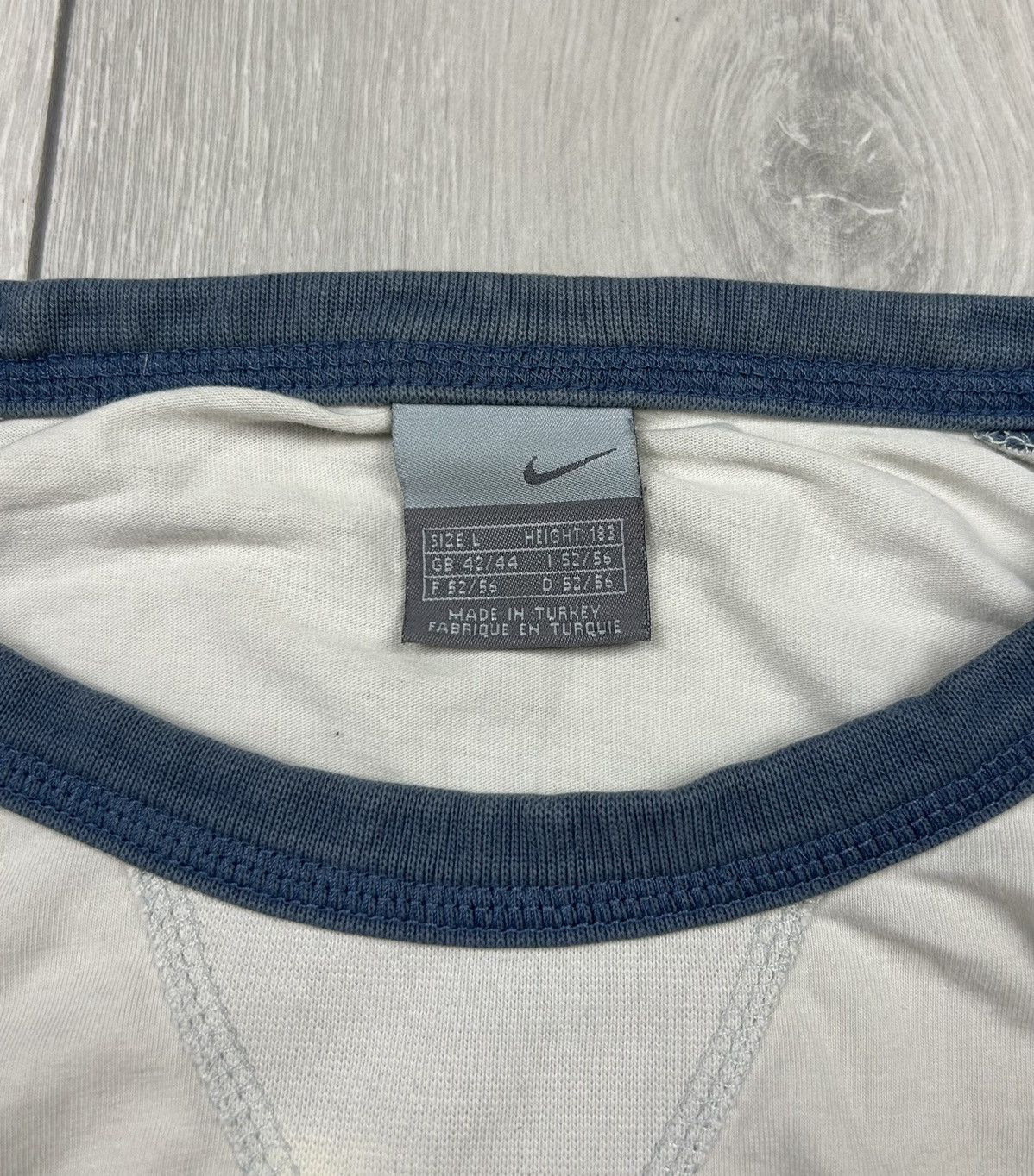 Nike × Vintage Nike Vintage Long Sleeve t shirt Size US M / EU 48-50 / 2 - 4 Thumbnail