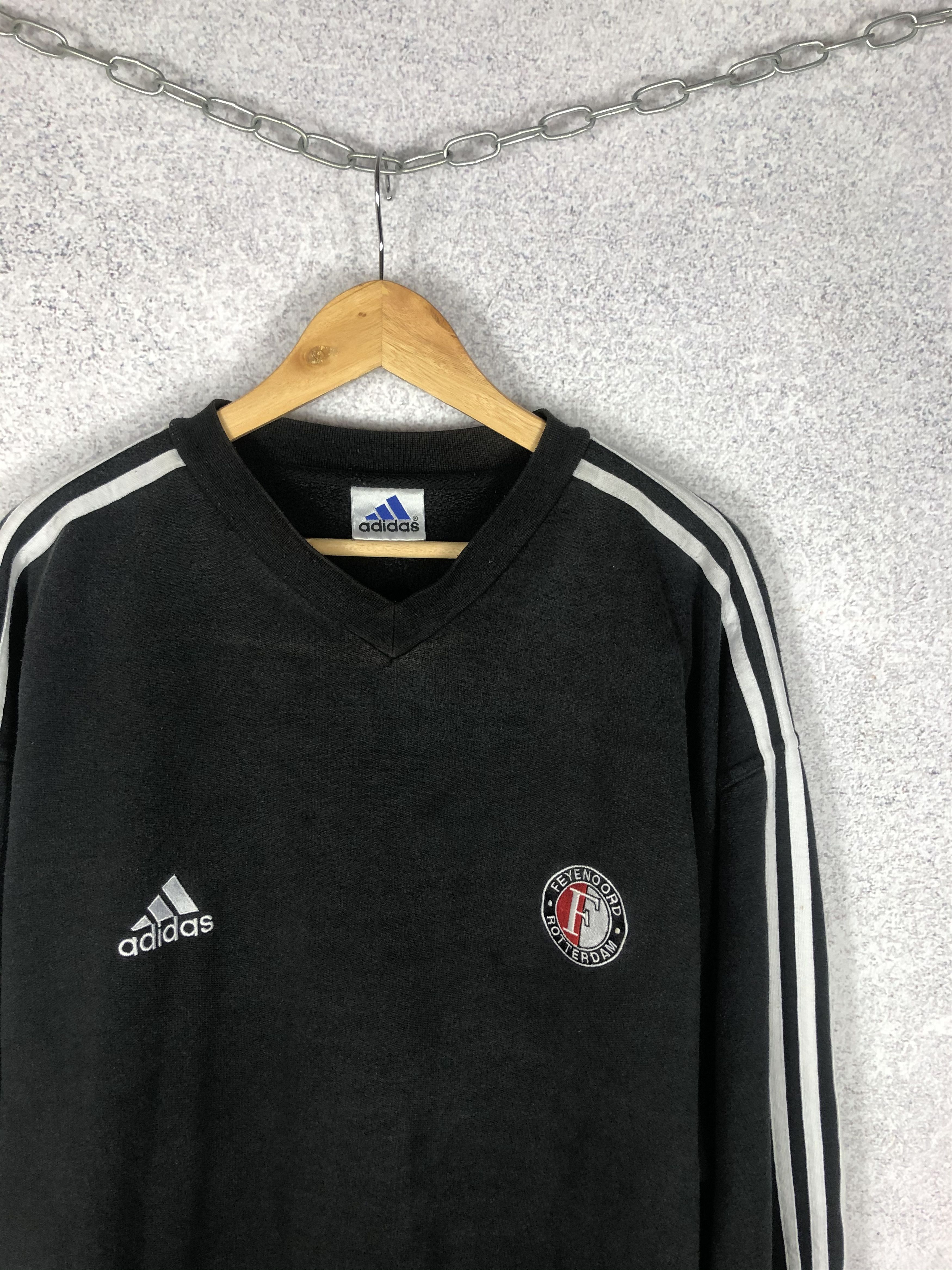 Adidas Vintage Adidas Feyenoord Rotterdam Soccer Sweatshirt Size US XXL / EU 58 / 5 - 2 Thumbnail