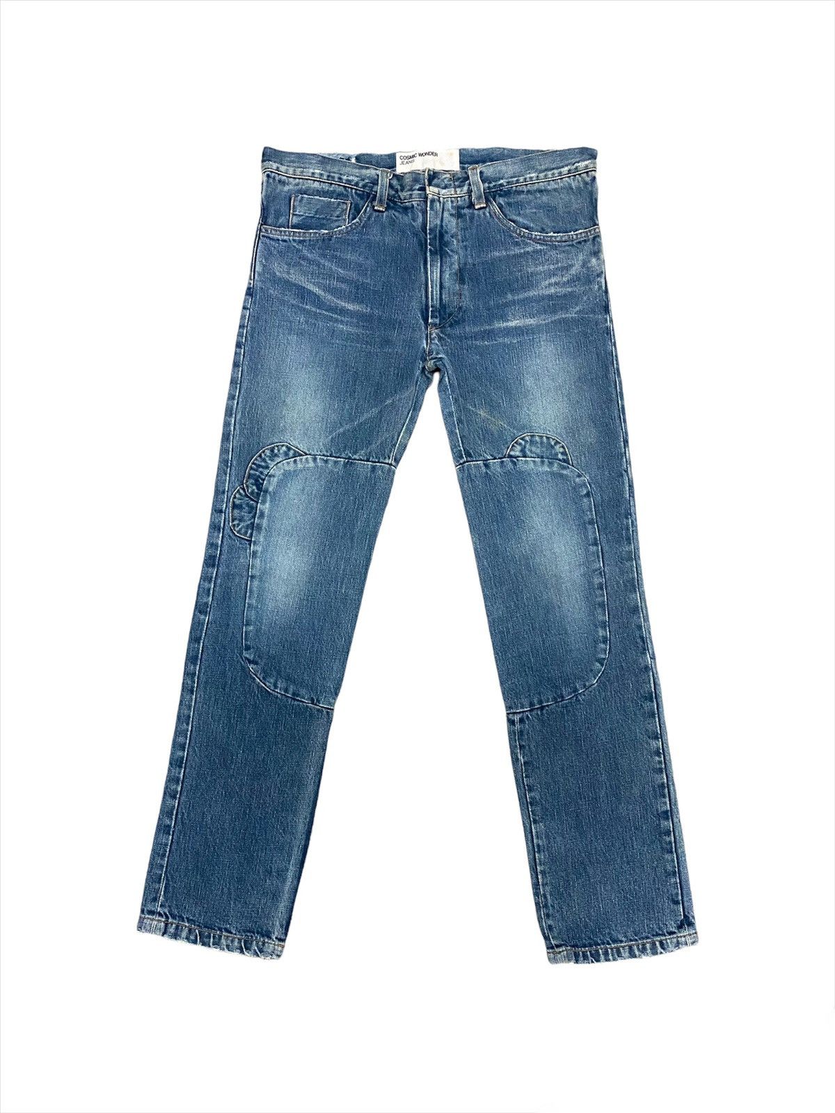 20471120 Vintage Patchwork Denim Cosmic Wonder process by hand Jeans Size US 32 / EU 48 - 1 Thumbnail