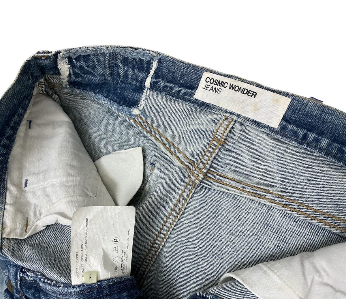 20471120 Vintage Patchwork Denim Cosmic Wonder process by hand Jeans Size US 32 / EU 48 - 6 Thumbnail