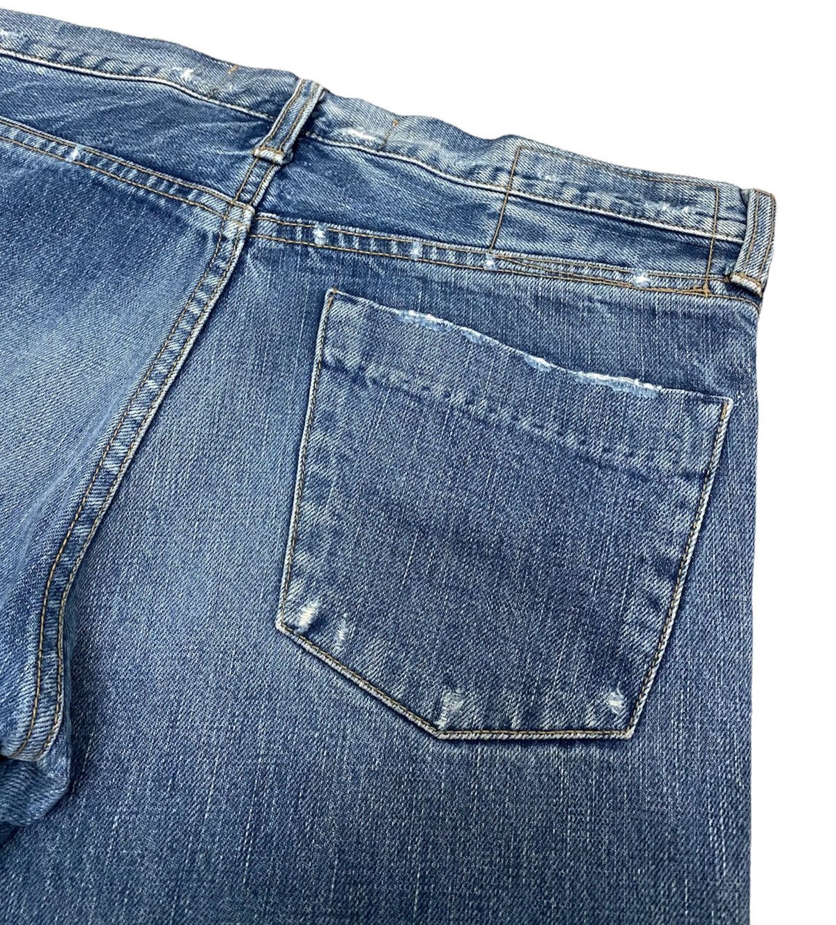 20471120 Vintage Patchwork Denim Cosmic Wonder process by hand Jeans Size US 32 / EU 48 - 5 Thumbnail