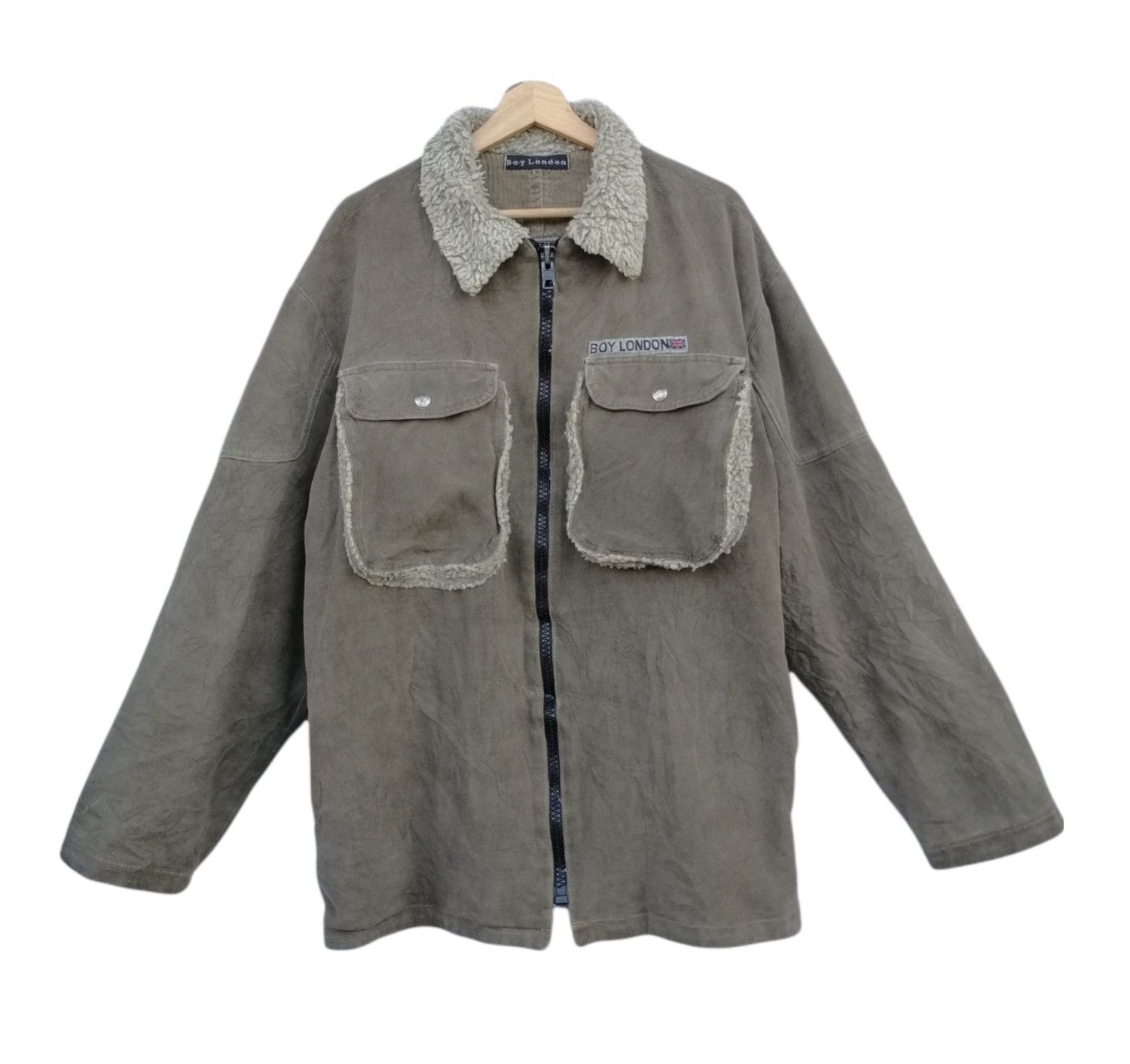 Boy London Vintage BOY LONDON USA Sherpa Lined Jacket Size US M / EU 48-50 / 2 - 1 Thumbnail
