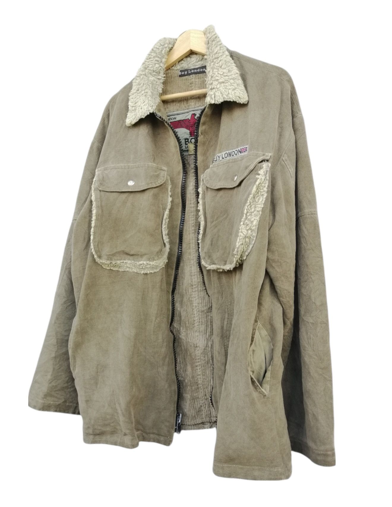 Boy London Vintage BOY LONDON USA Sherpa Lined Jacket Size US M / EU 48-50 / 2 - 5 Thumbnail