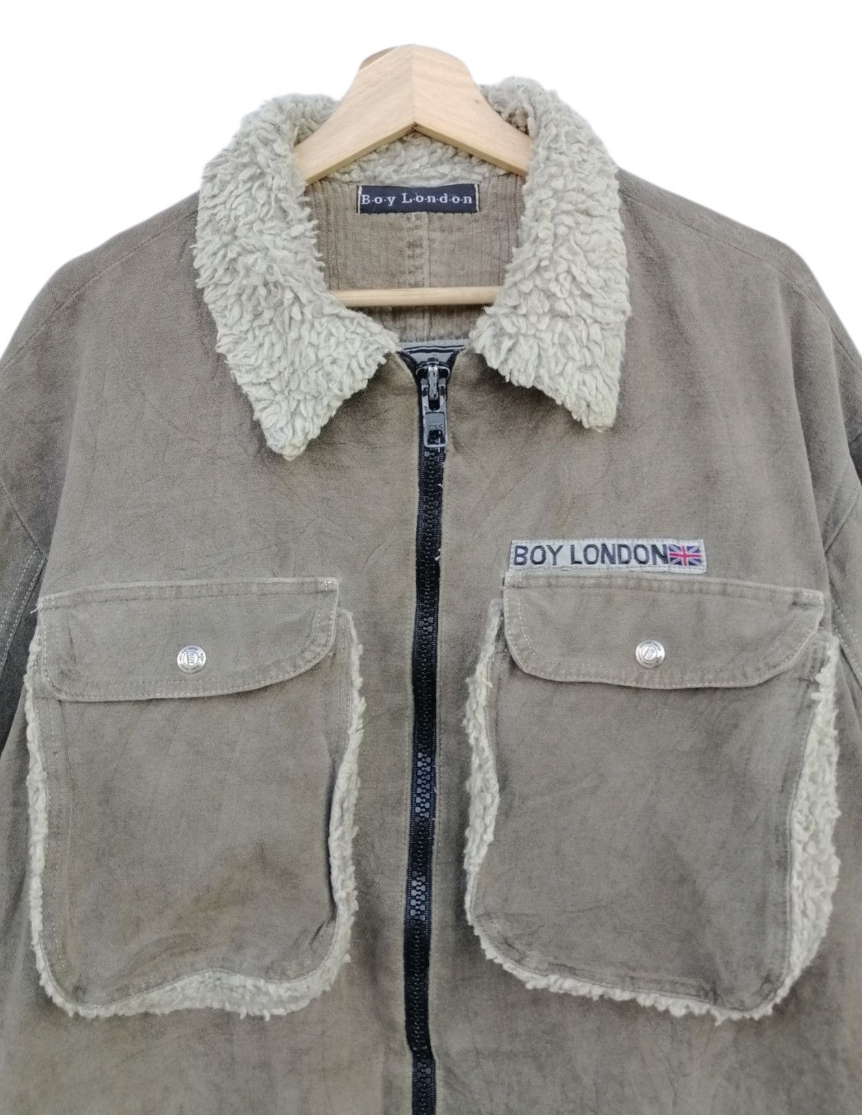 Boy London Vintage BOY LONDON USA Sherpa Lined Jacket Size US M / EU 48-50 / 2 - 3 Thumbnail