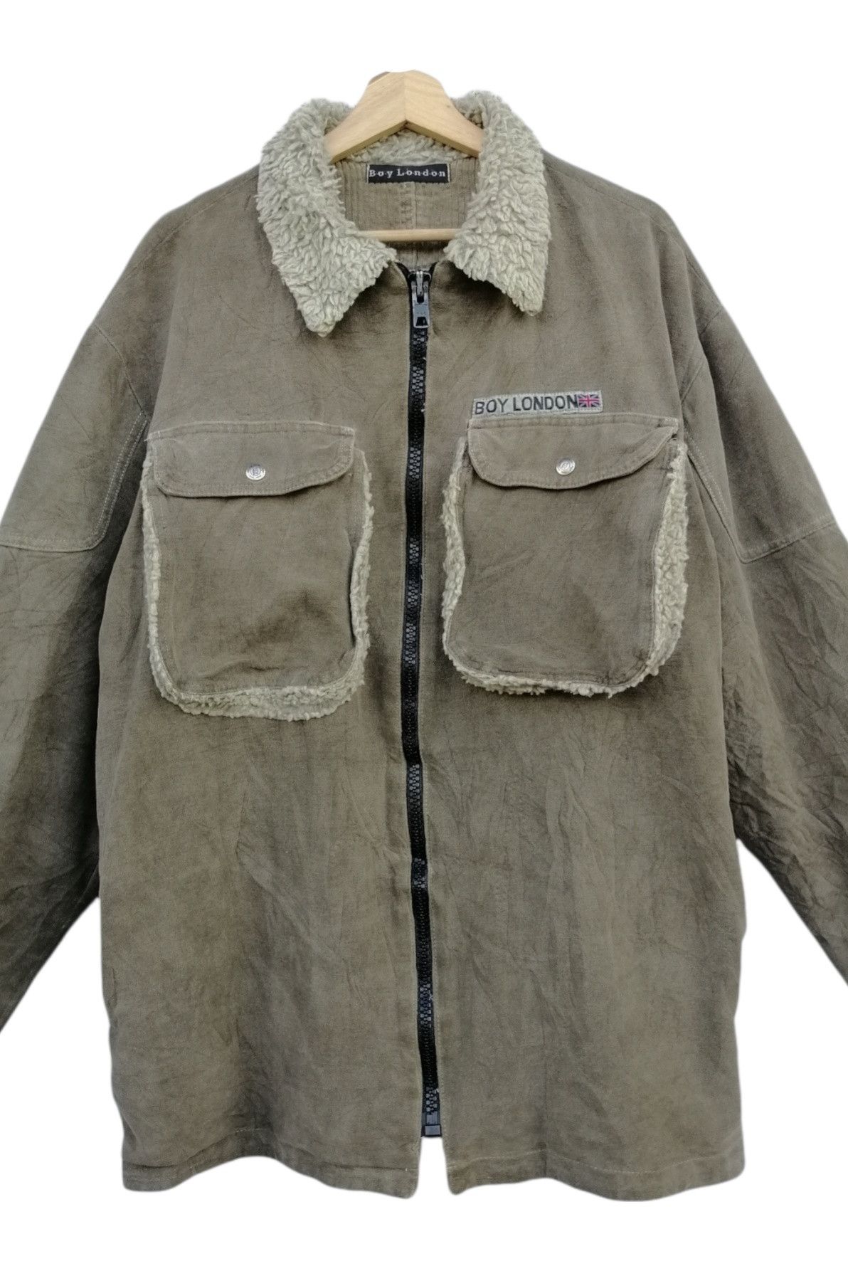 Boy London Vintage BOY LONDON USA Sherpa Lined Jacket Size US M / EU 48-50 / 2 - 2 Thumbnail