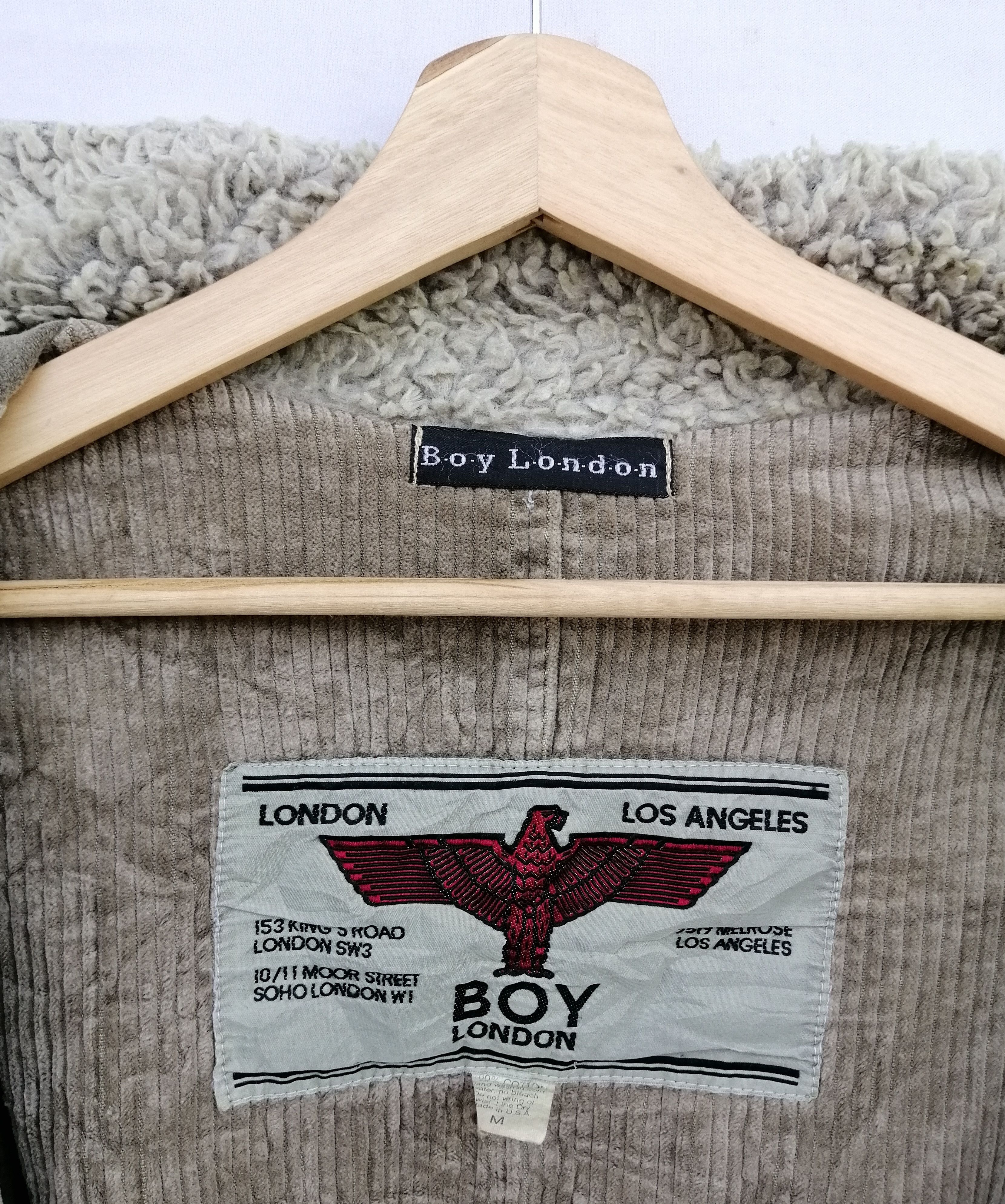 Boy London Vintage BOY LONDON USA Sherpa Lined Jacket Size US M / EU 48-50 / 2 - 14 Thumbnail