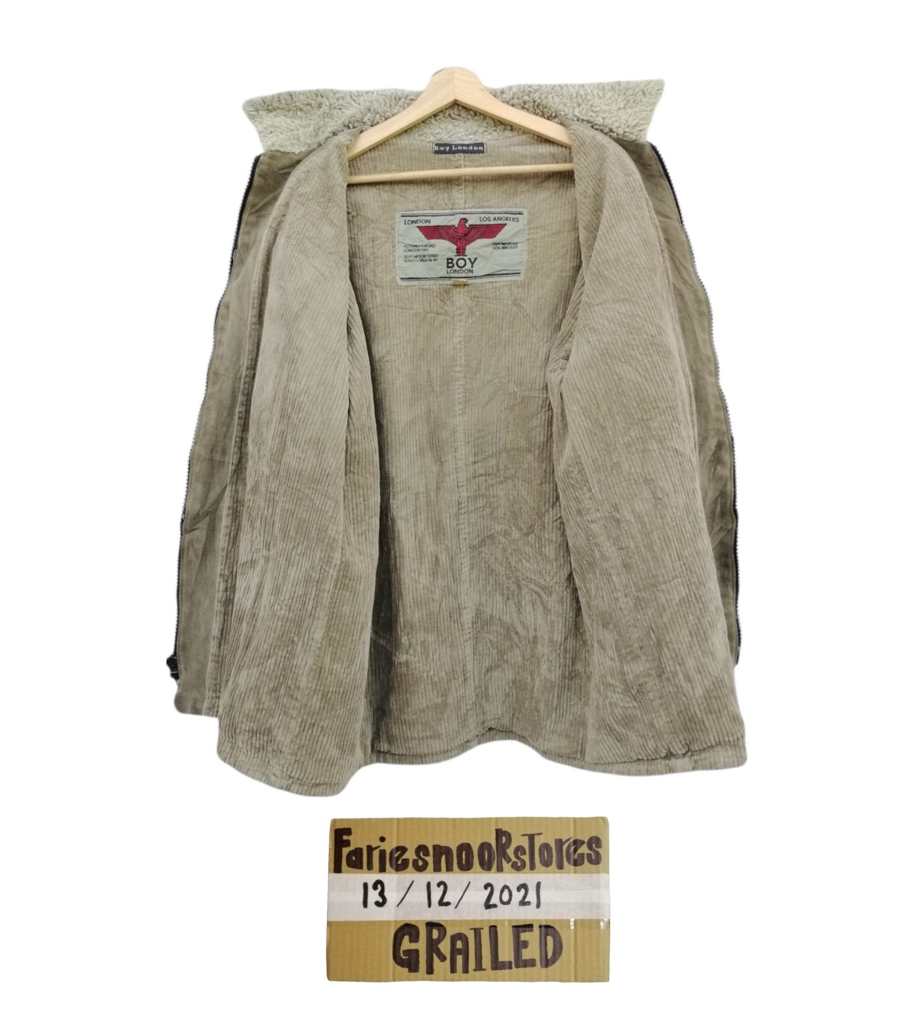 Boy London Vintage BOY LONDON USA Sherpa Lined Jacket Size US M / EU 48-50 / 2 - 10 Thumbnail
