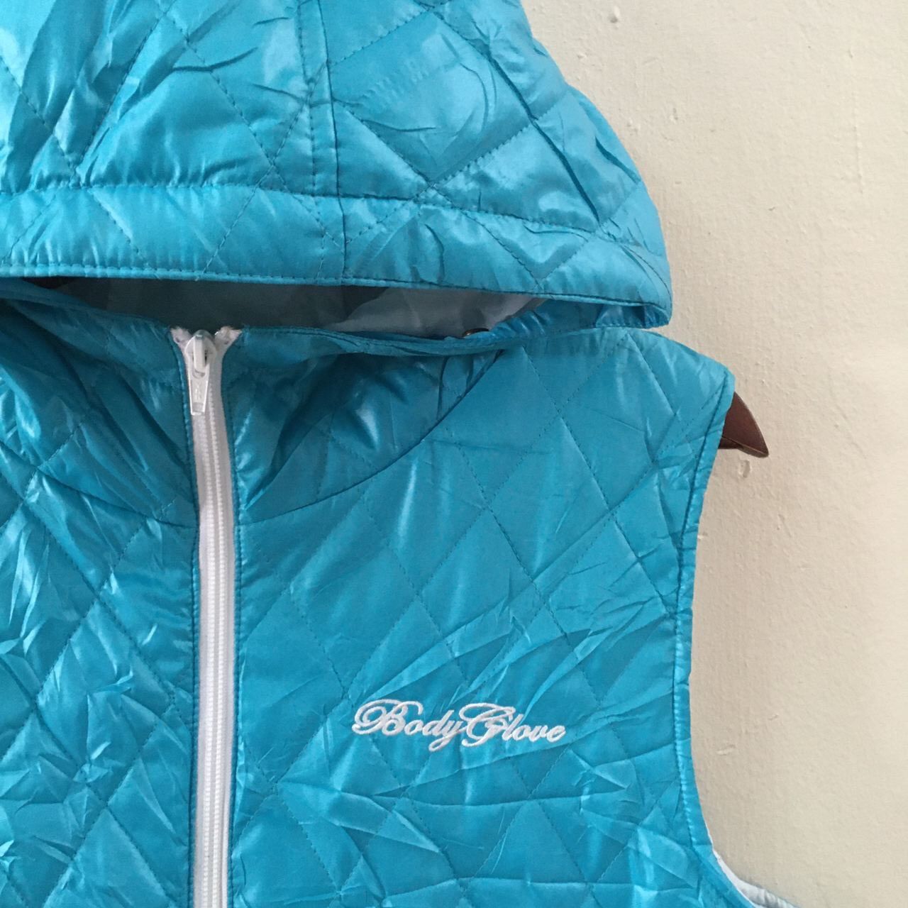 Body Glove Vtg Body Glove Sleeveless Puffer Jacket hoody Size US L / EU 52-54 / 3 - 3 Thumbnail