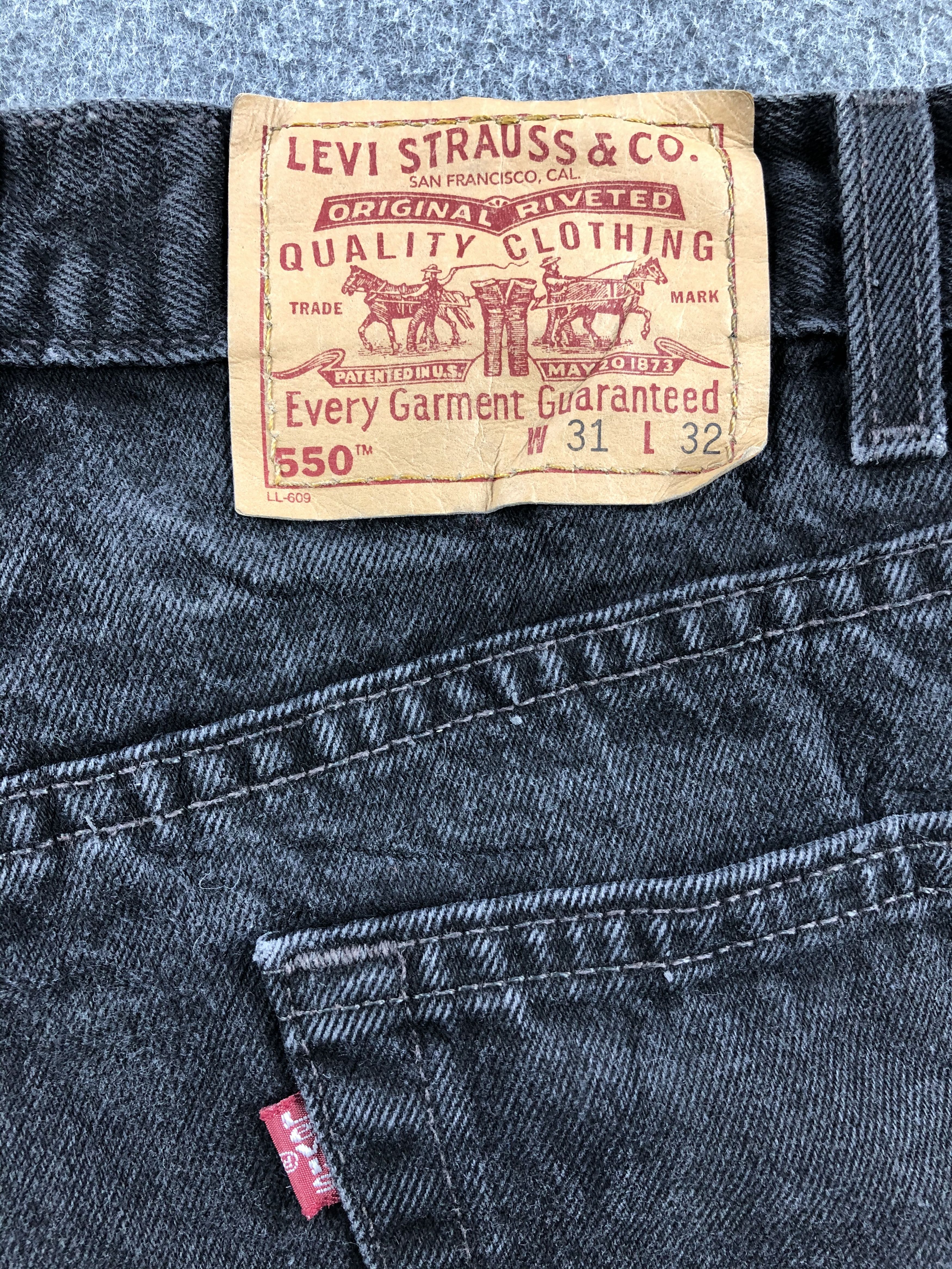 Levi's Vintage Levis 550 Earth Tone Jeans-JM658 Size US 29 - 5 Thumbnail