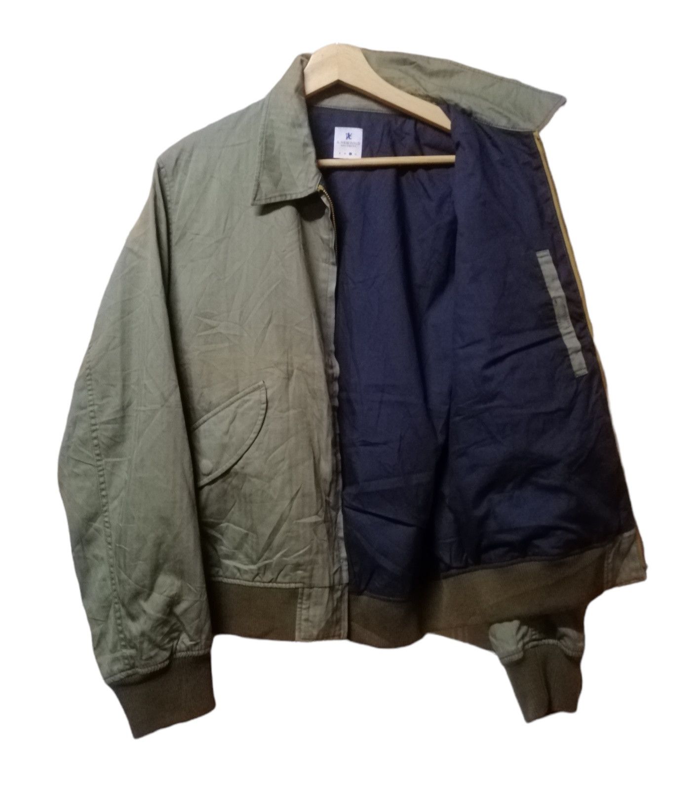 R.Newbold Vintage R.NEWBOLD Men's Army Green Jacket Size US M / EU 48-50 / 2 - 9 Thumbnail
