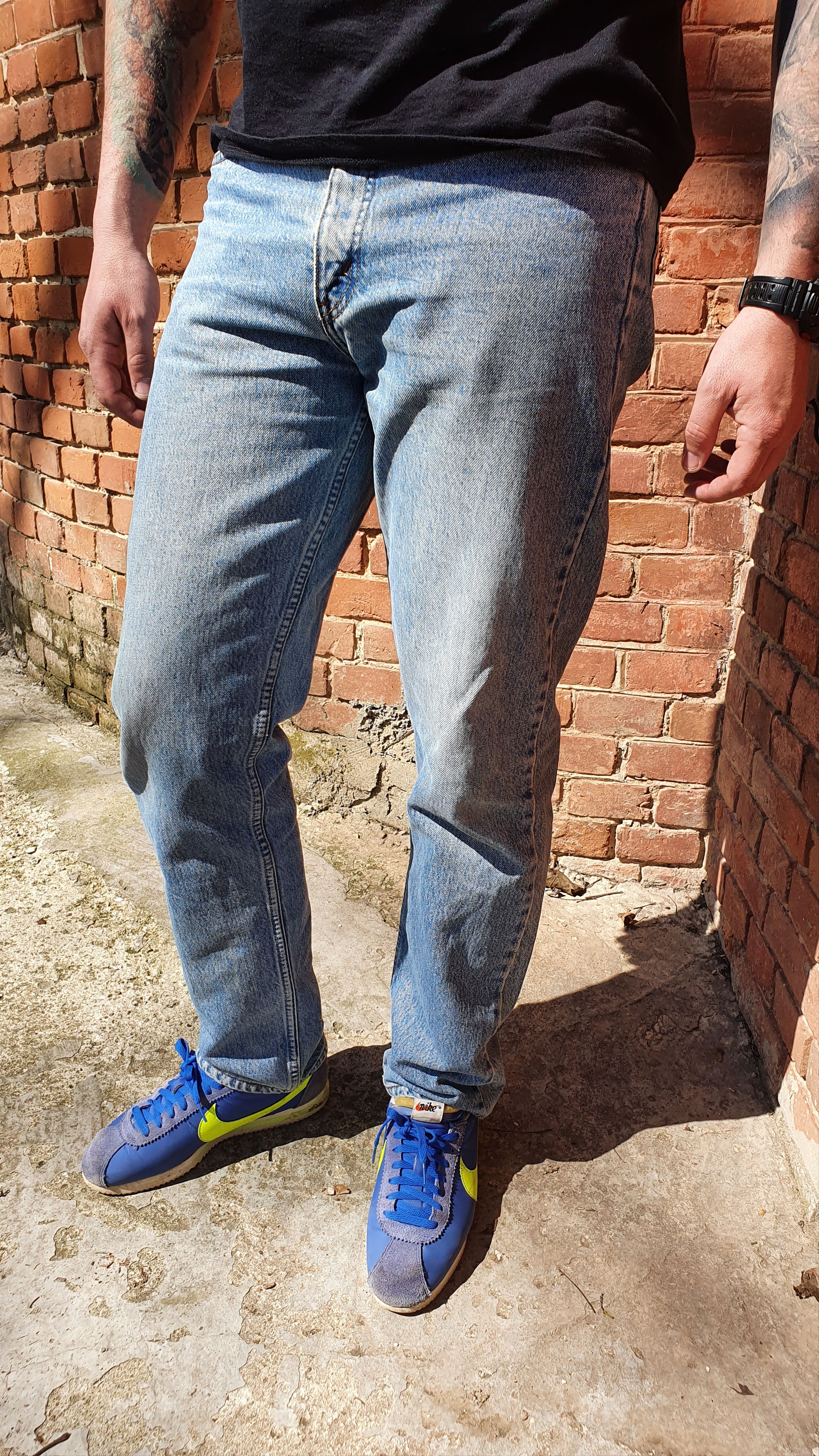 Levi's × Levi's Vintage Clothing 1995 Levis 615 Vintage Denim Jeans CHROME HEARTS style Size US 32 / EU 48 - 4 Thumbnail