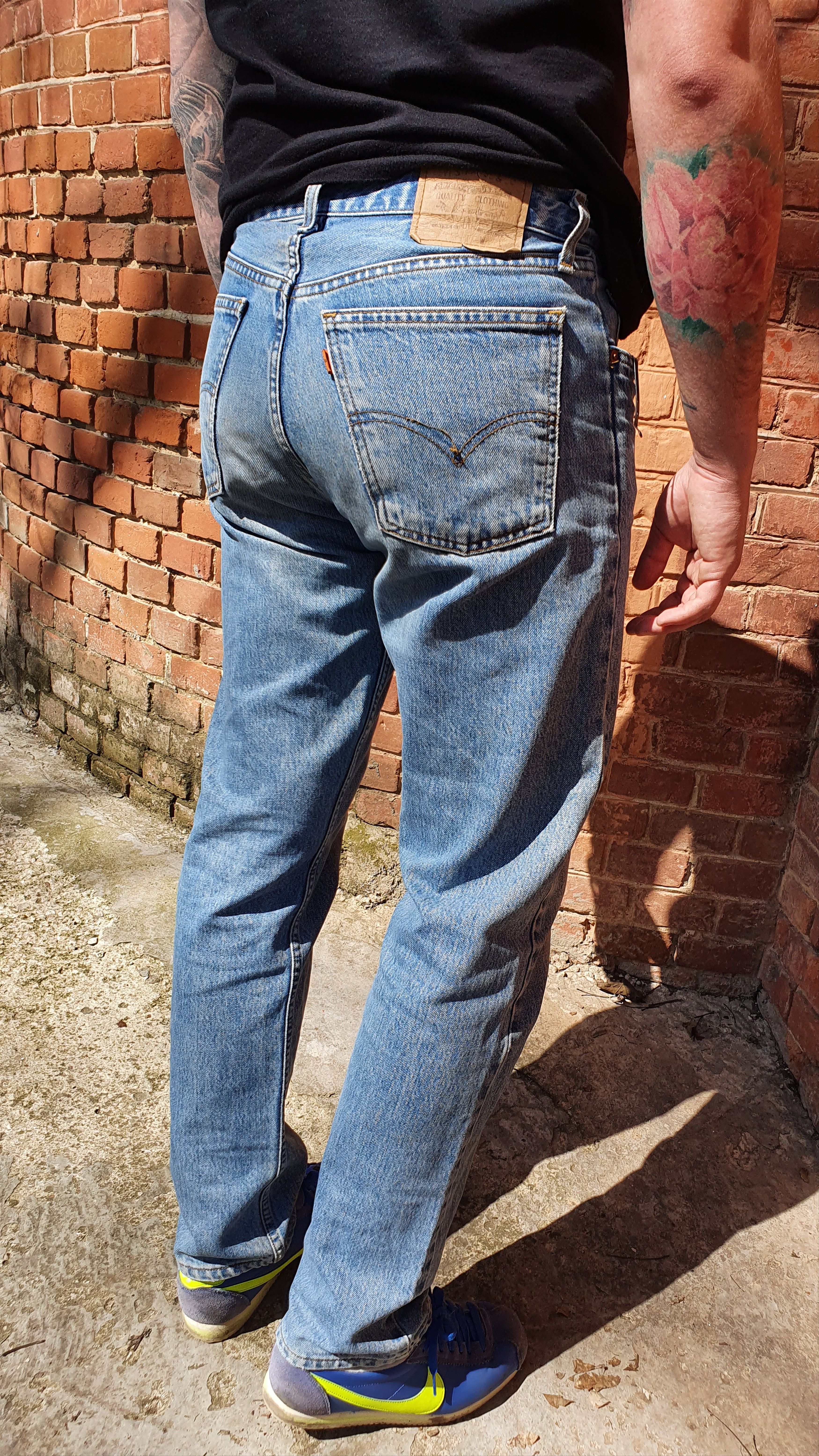Levi's × Levi's Vintage Clothing 1995 Levis 615 Vintage Denim Jeans CHROME HEARTS style Size US 32 / EU 48 - 5 Thumbnail