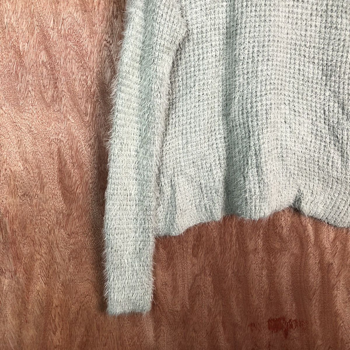 Japanese Brand Archives Grey Shag Shaggy Fur Mohair Knitwear #6607 Size US M / EU 48-50 / 2 - 8 Thumbnail