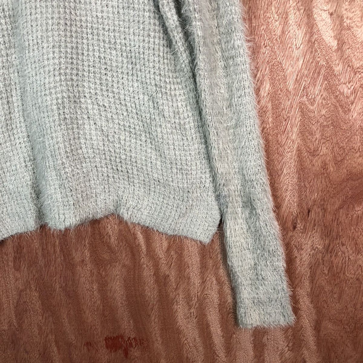 Japanese Brand Archives Grey Shag Shaggy Fur Mohair Knitwear #6607 Size US M / EU 48-50 / 2 - 9 Thumbnail