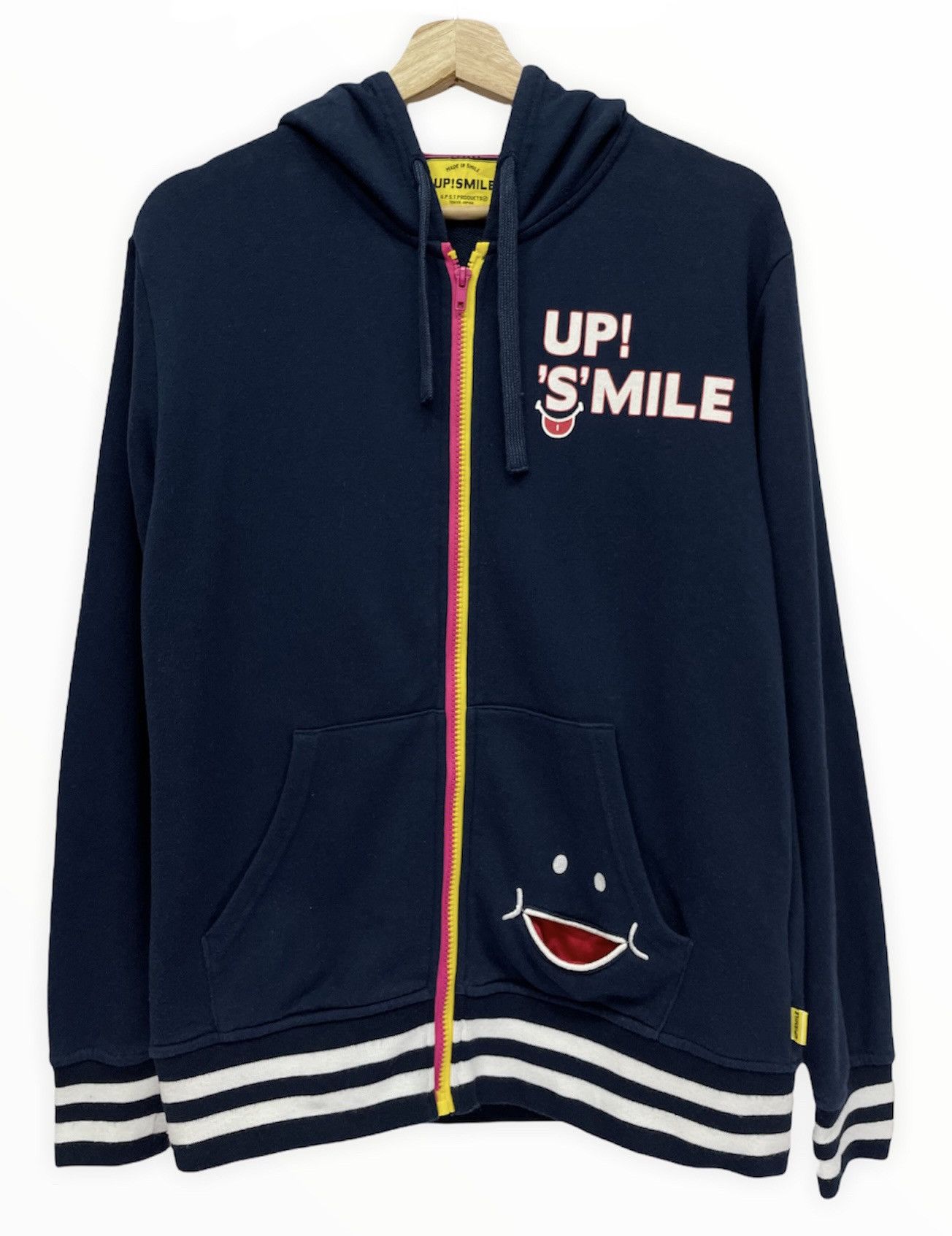 Japanese Brand DOPE! UP! SMILE Tokyo Japan Poly-Cotton Fun Hoodie Size US M / EU 48-50 / 2 - 3 Thumbnail