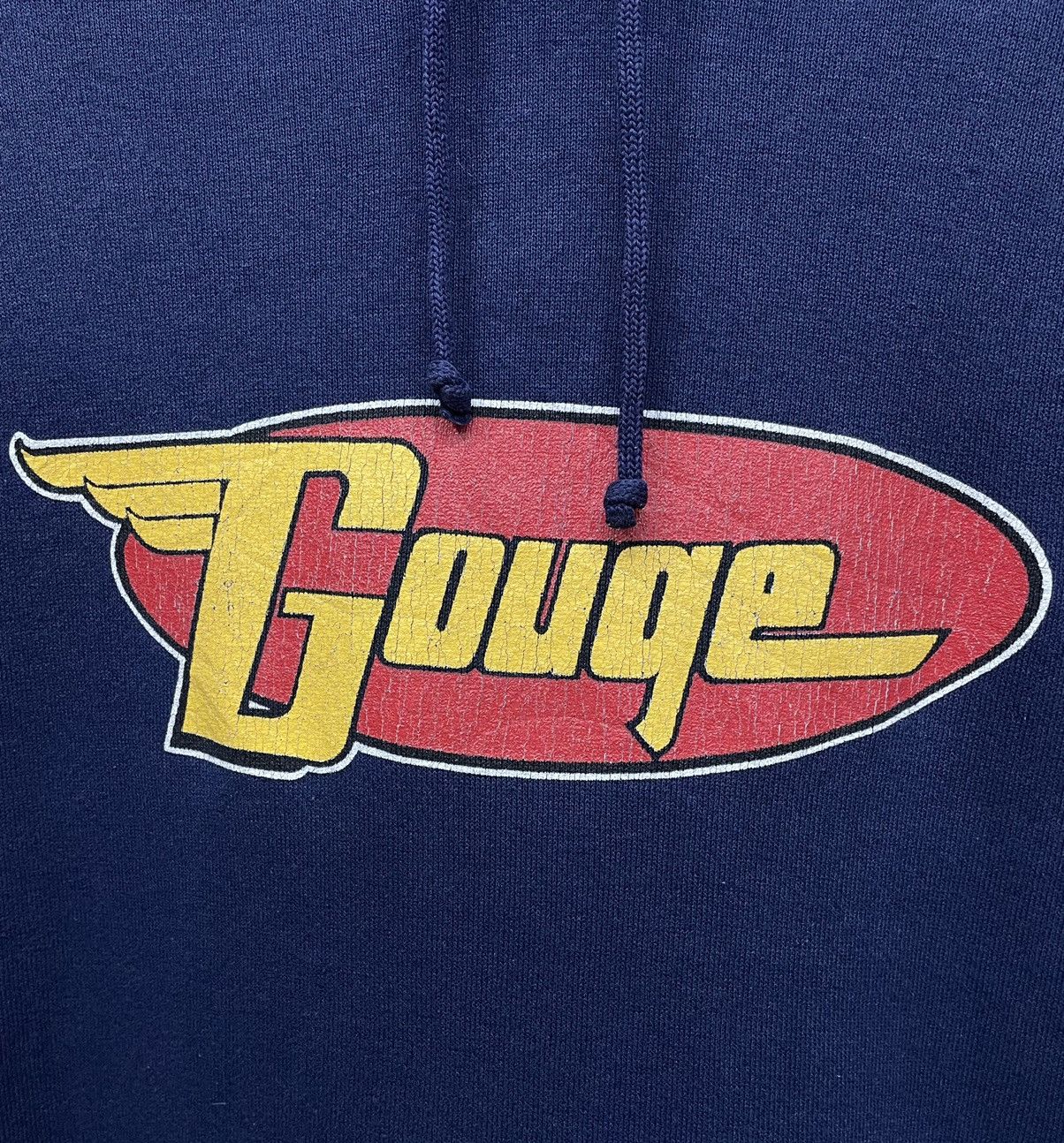 Vintage Vintage GOUGE SKATEBOARD Sweater Hoodie Made In USA Size US XL / EU 56 / 4 - 2 Thumbnail
