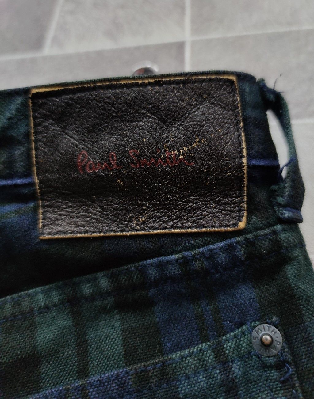 Paul Smith 🔥CYBER WEEK🔥PAUL SMITH Punk Check Plaid Tartan Slim Fit Size US 30 / EU 46 - 10 Thumbnail