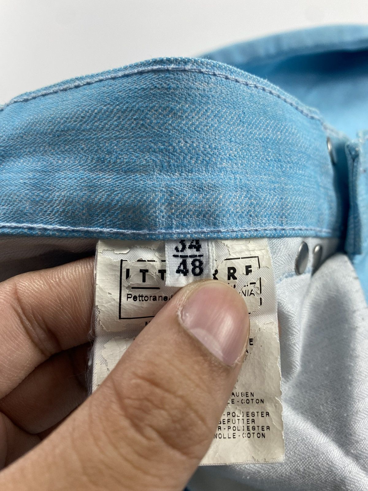 Versace Versace Versus Wax Coated Denim Pants Size US 34 / EU 50 - 7 Thumbnail