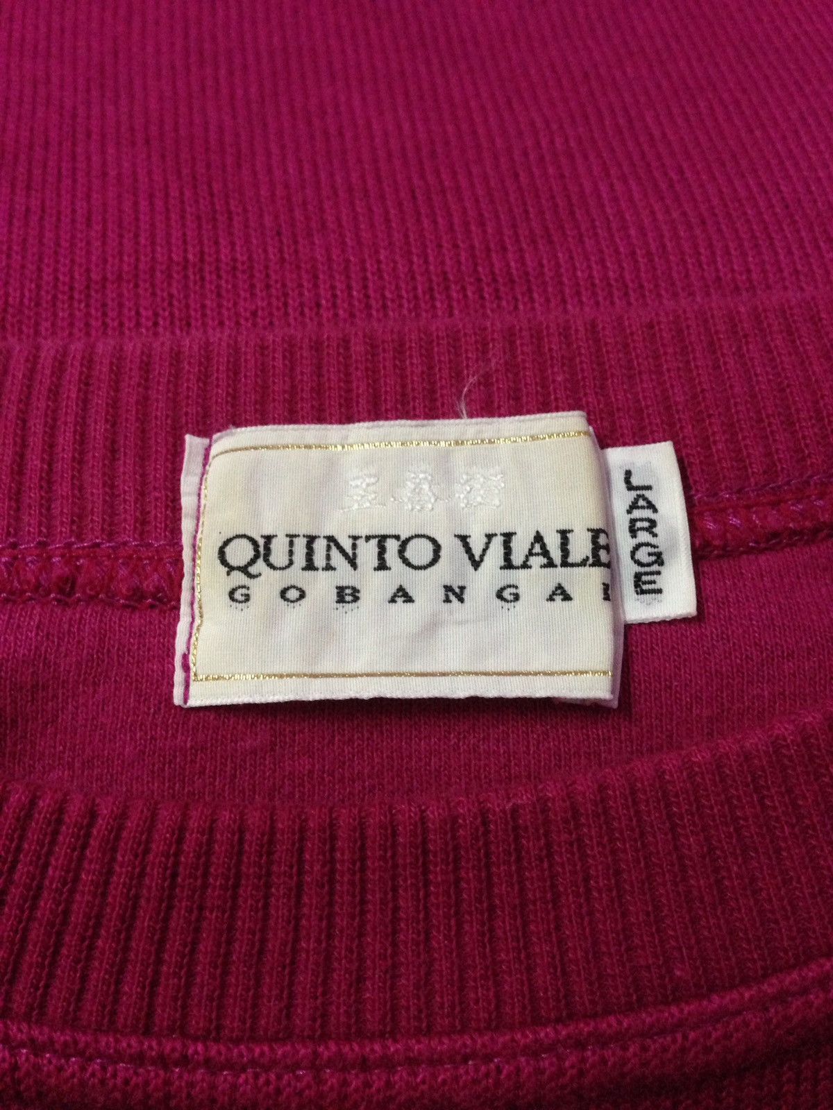 Japanese Brand Vintage 90s Quinto Viale Gobangai Designs Sweatshirt Size L Size US L / EU 52-54 / 3 - 4 Thumbnail